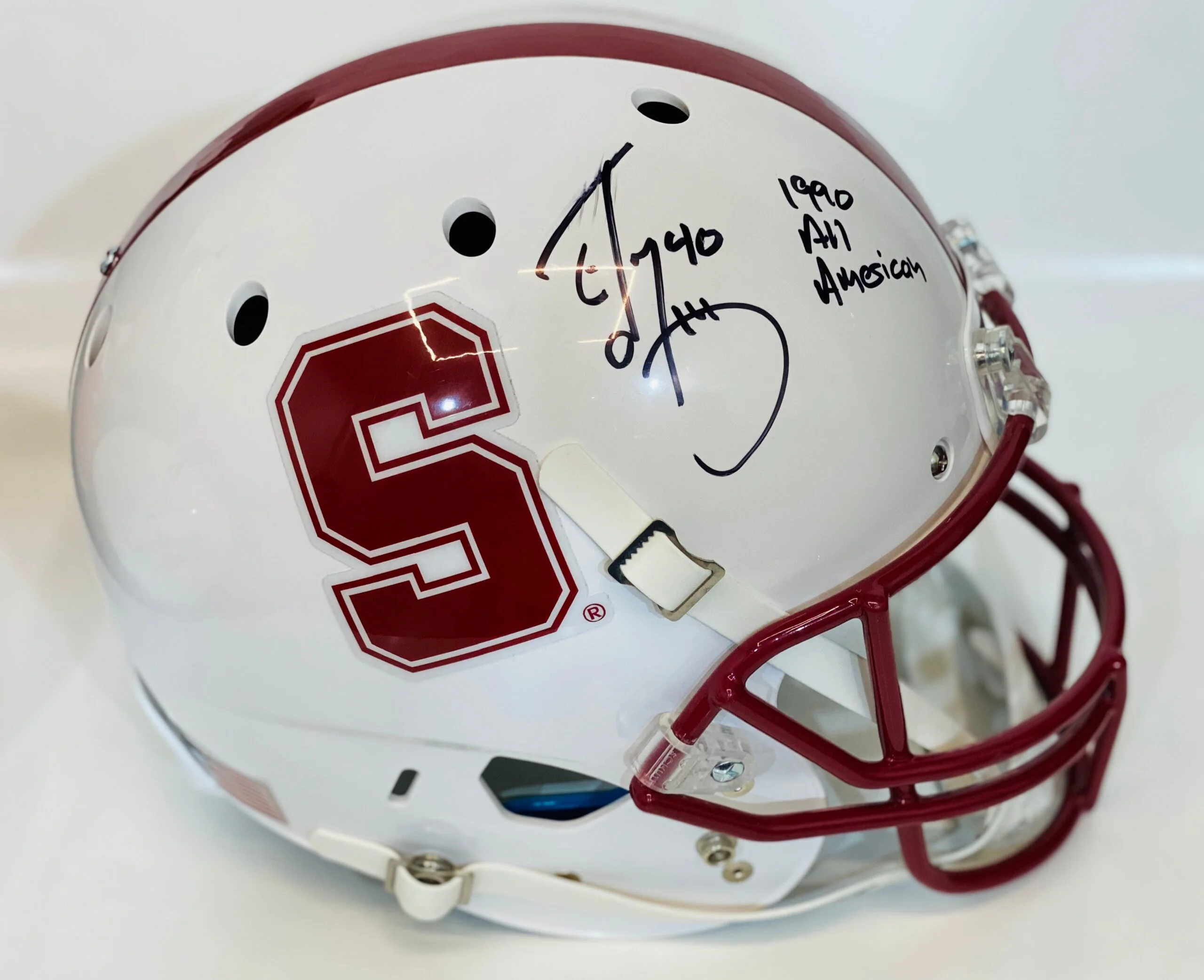 Casco Réplica / Stanford / Ed McCaffrey, John Elway - Image 2