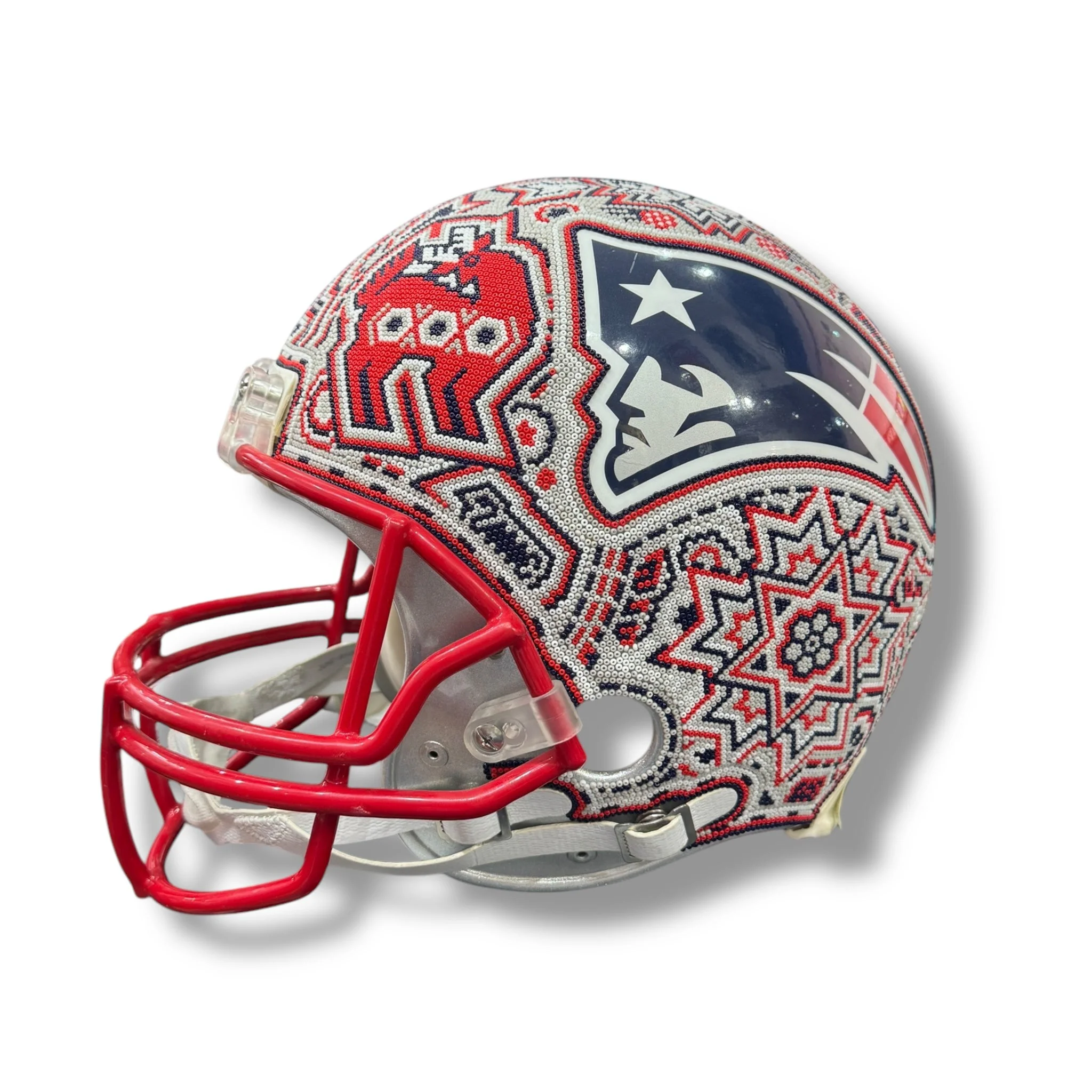 Casco Proline/ Patriots / Tom Brady (Arte Huichol) - Image 4