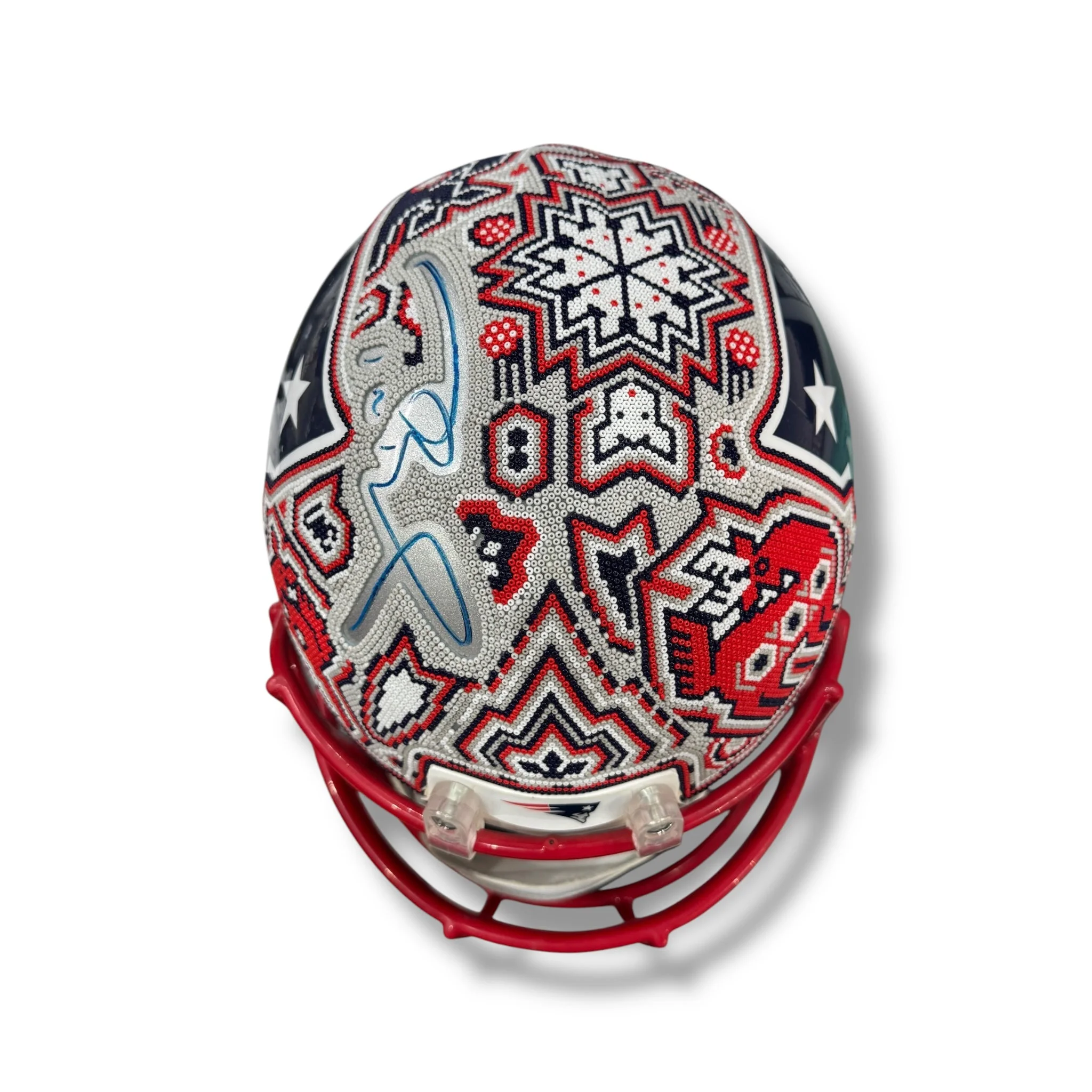 Casco Proline/ Patriots / Tom Brady (Arte Huichol) - Image 6