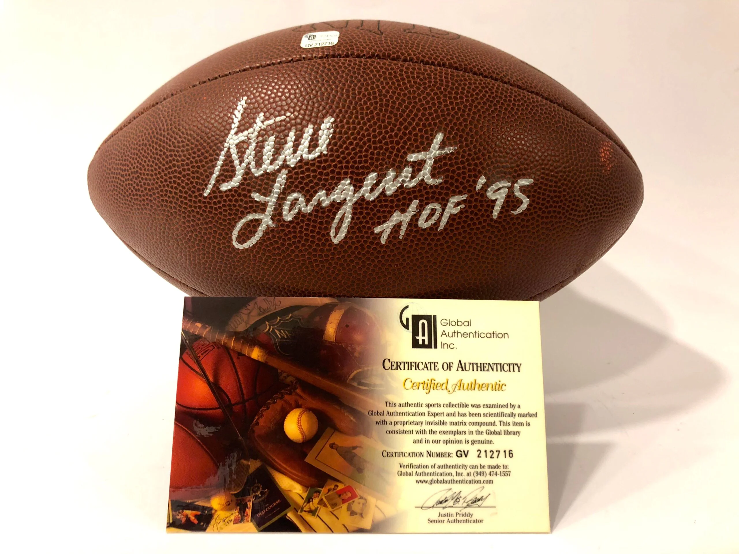 Balón / Seahawks / Steve Largent
