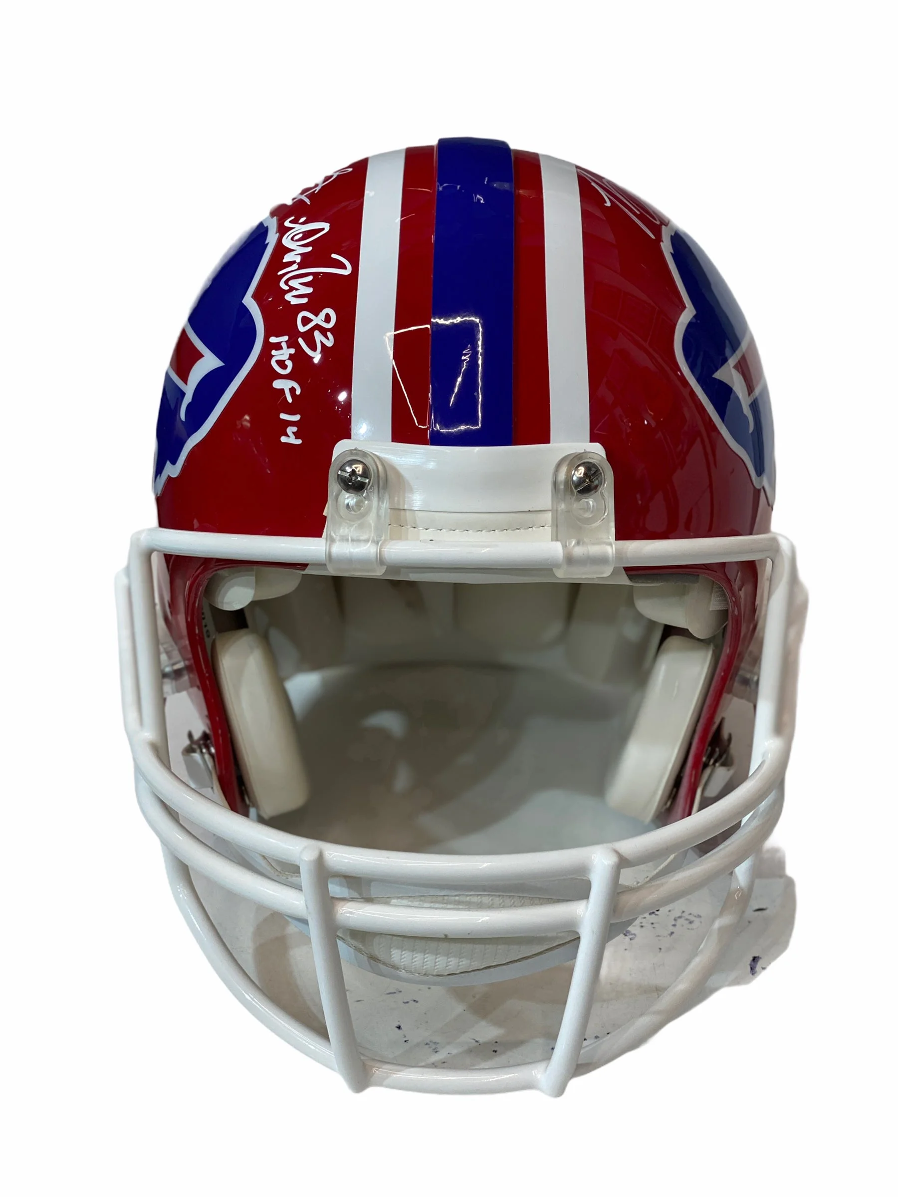 Casco Proline Throwback / Bills / Kelly, Thurman, Reed, Marv Levy, y Bruce Smith (Hof Inscrptions) - Image 3