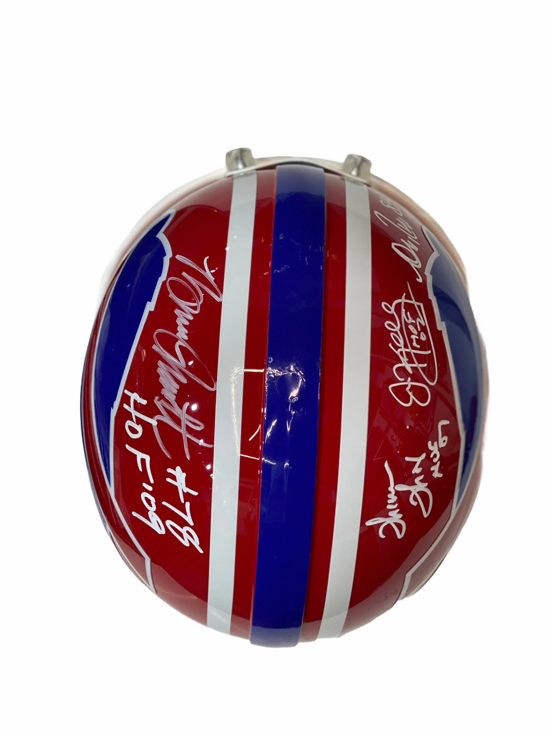 Casco Proline Throwback / Bills / Kelly, Thurman, Reed, Marv Levy, y Bruce Smith (Hof Inscrptions) - Image 6