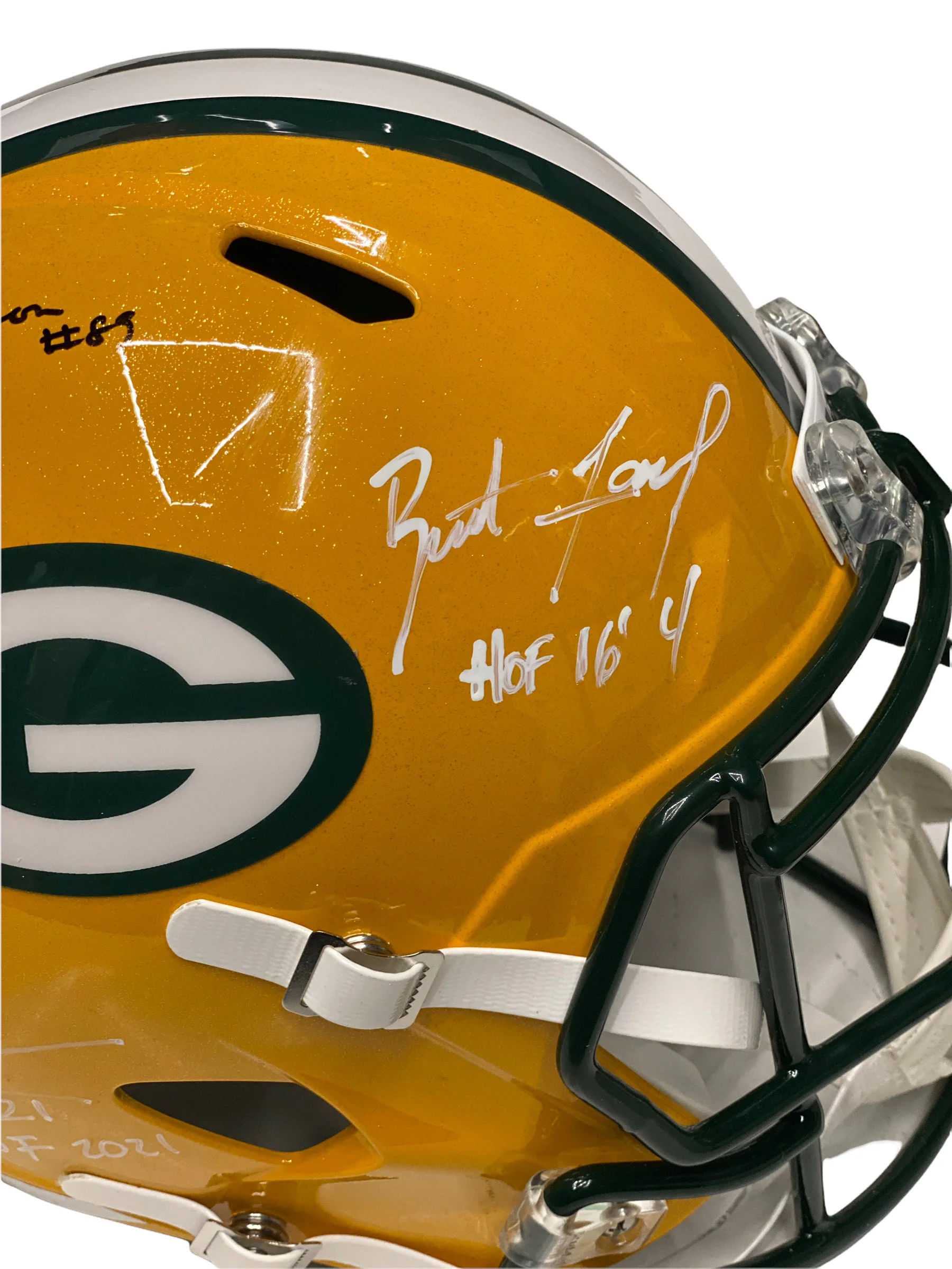 Casco Replica / Green Bay / Hall of Famers: Brett Favre / Dave Robinson / Charles Woodson - Image 2
