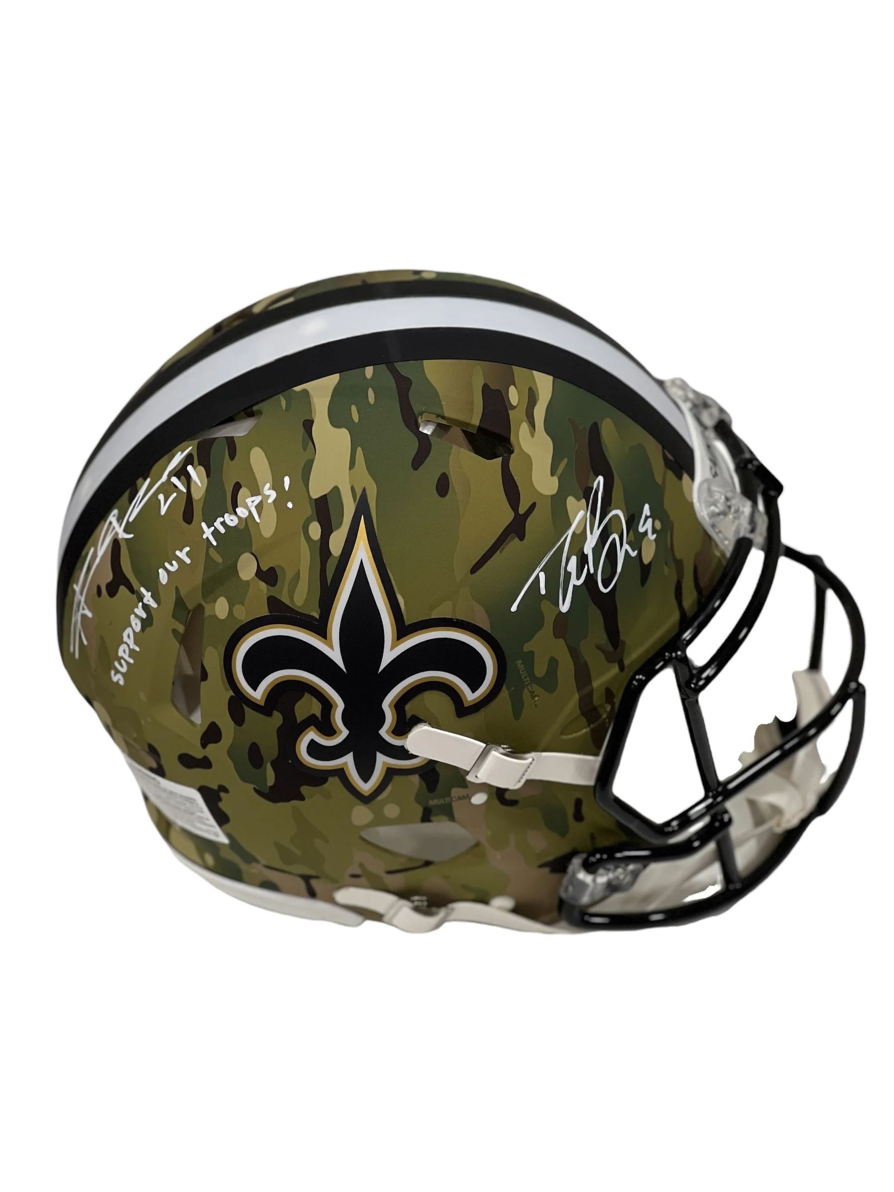 Casco Speed Pro / Saints / Drew Brees, Alvin Kamara