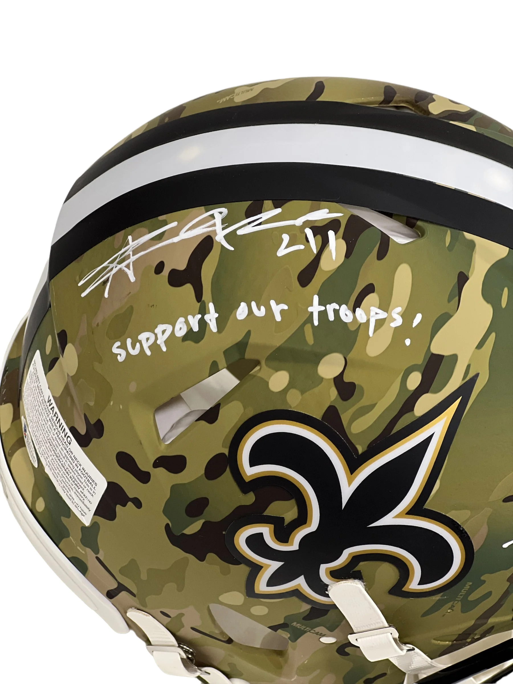 Casco Speed Pro / Saints / Drew Brees, Alvin Kamara - Image 3