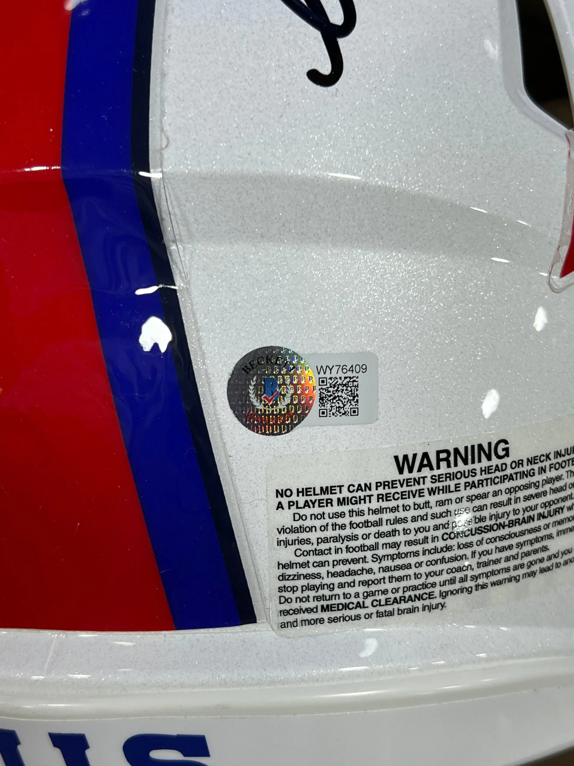 Casco Pro Speed / Bills / Jim Kelly, Thurman Thomas, Andre Reed - Image 6
