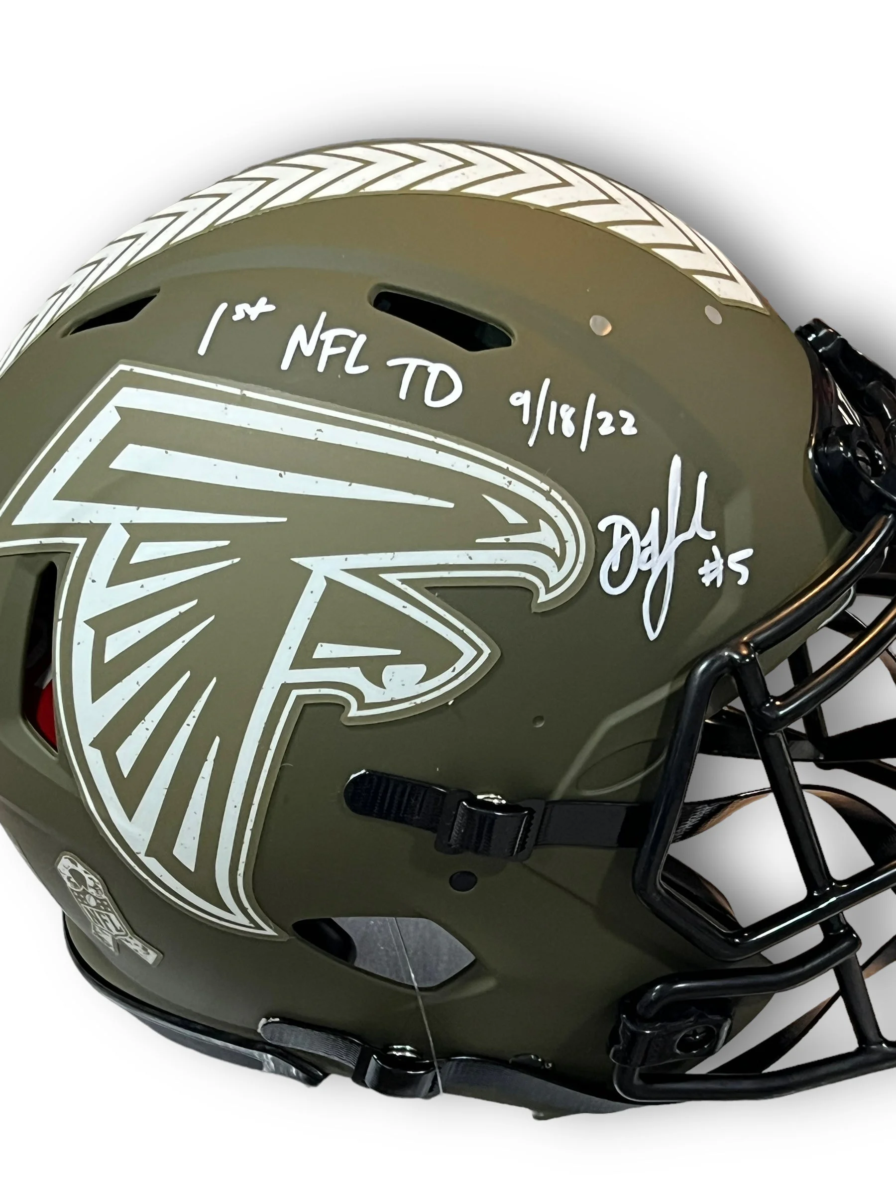 Casco Speed Pro Salute / Falcons / Drake London - Image 2