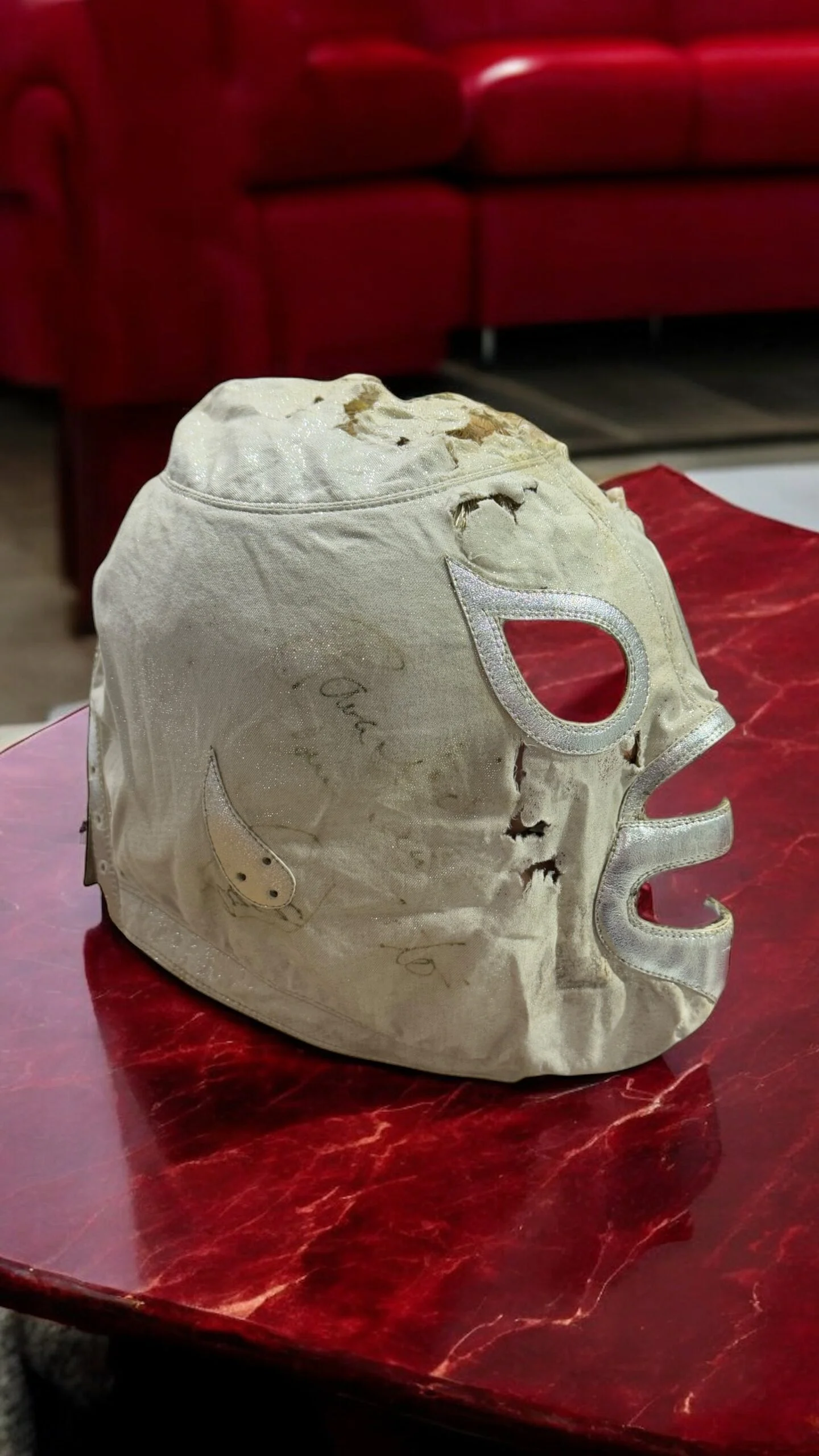 Mascara / Lucha Libre / Hijo del Santo (Usada en lucha) - Image 6