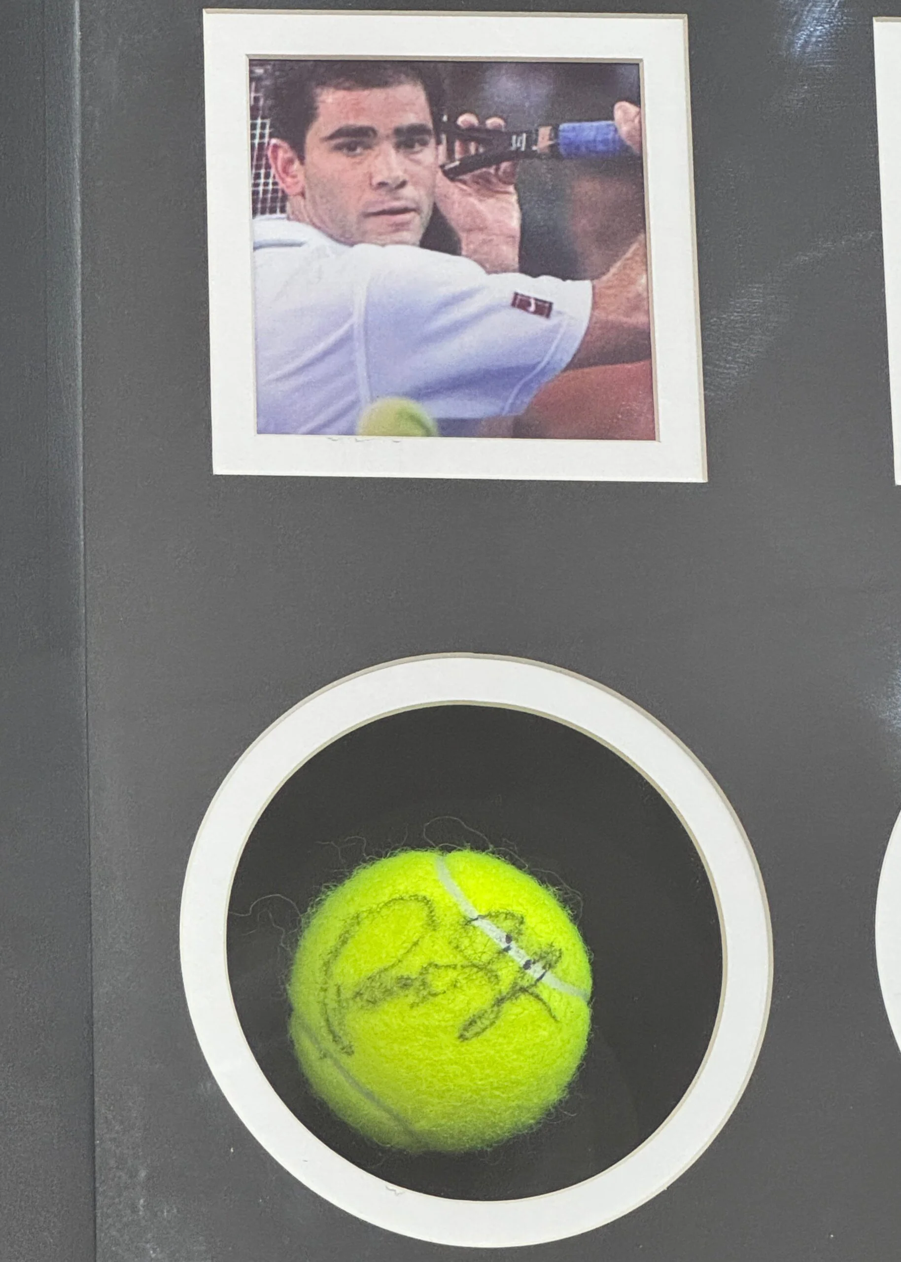 Set de Bolas Enmarcado / Tenis / Federer, Nadal, Djokovic, Sampras, Agassi y Alcaraz - Image 4