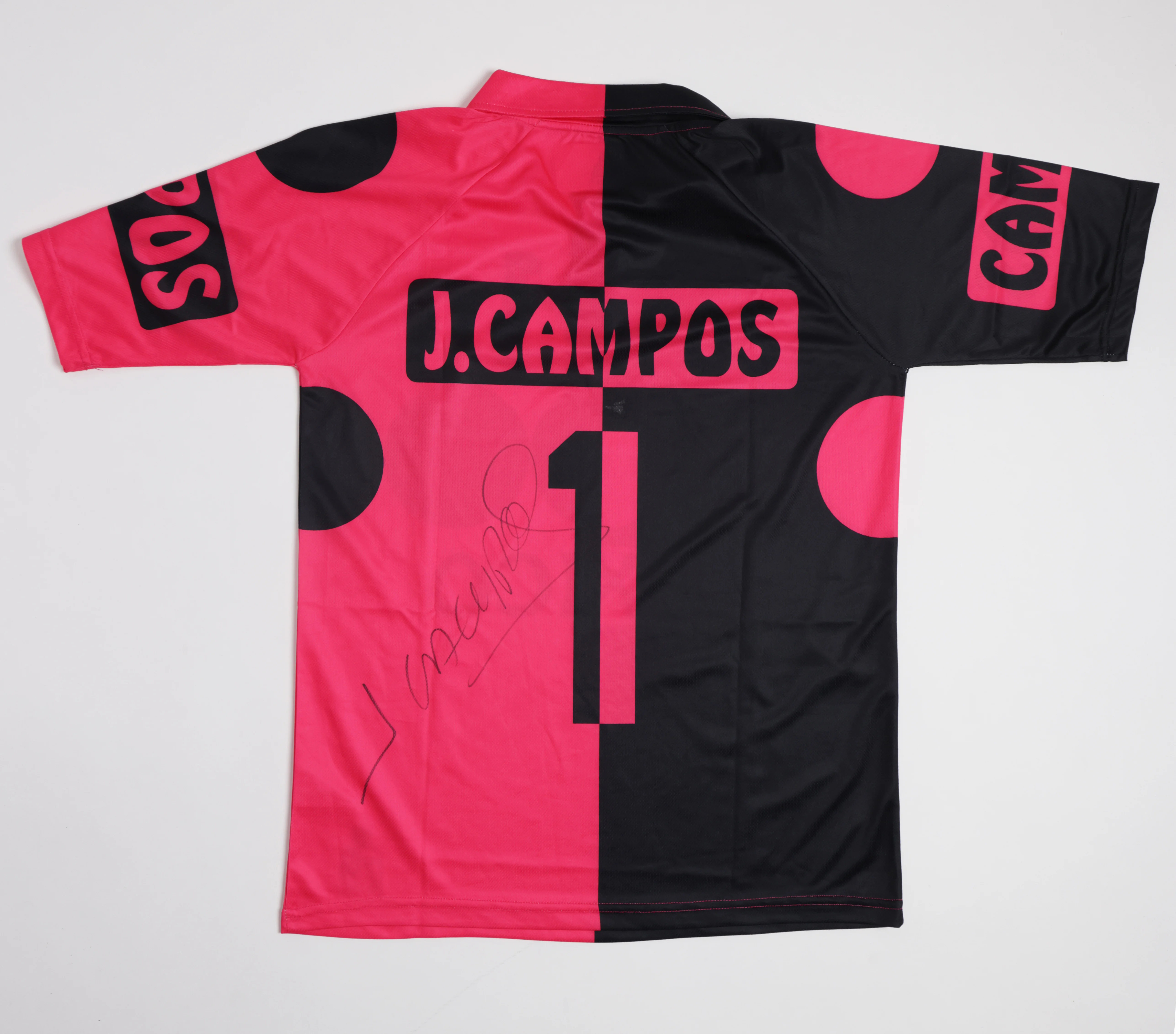 Jersey Jorge Campos Mexico Negro y Rosa - Image 2