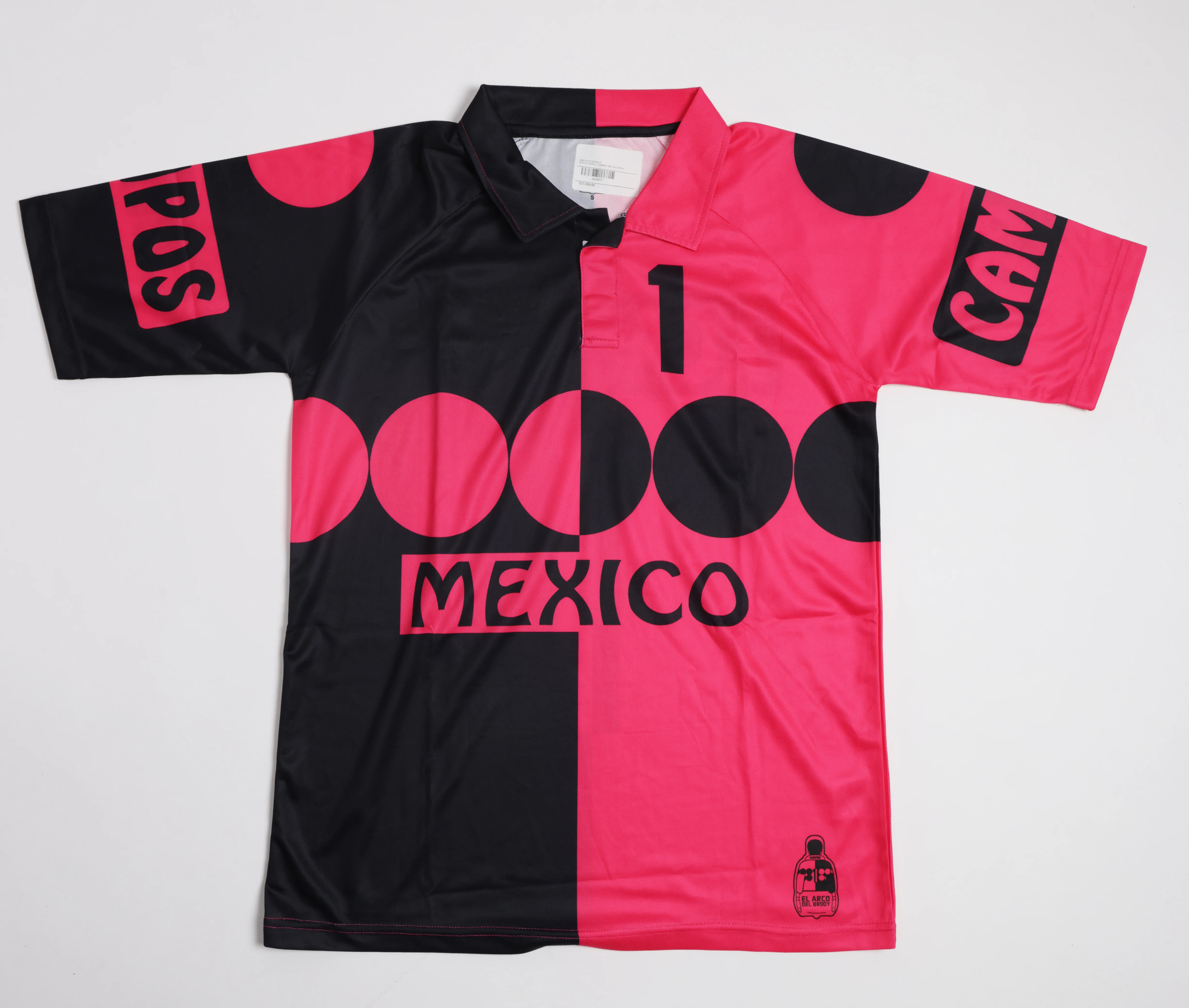 Jersey Jorge Campos Mexico Negro y Rosa