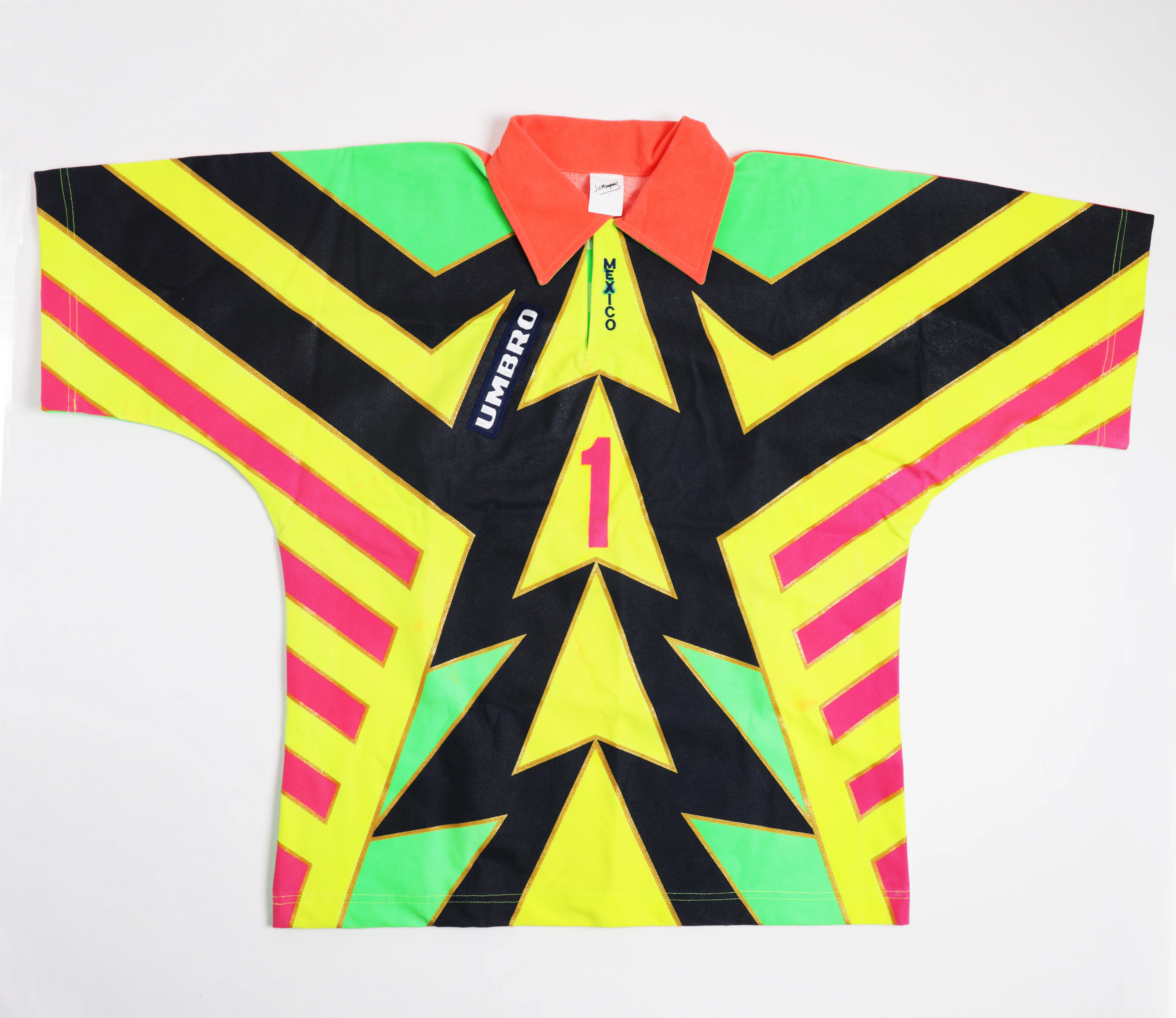 Jersey Jorge Campos Mexico Umbro de Época