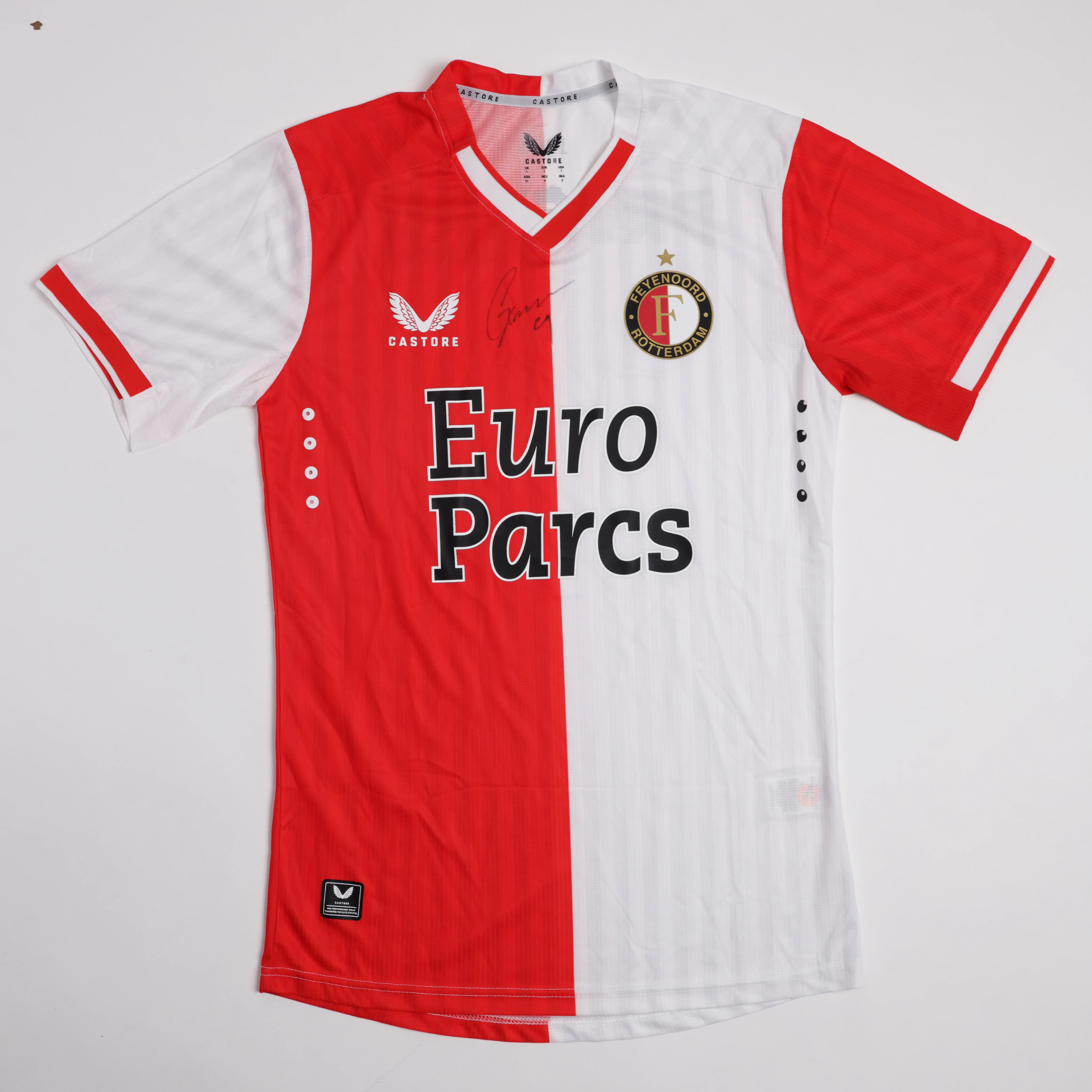 Jersey Santi Gimenez Feyenoord Local 2024 Versión Jugador Original