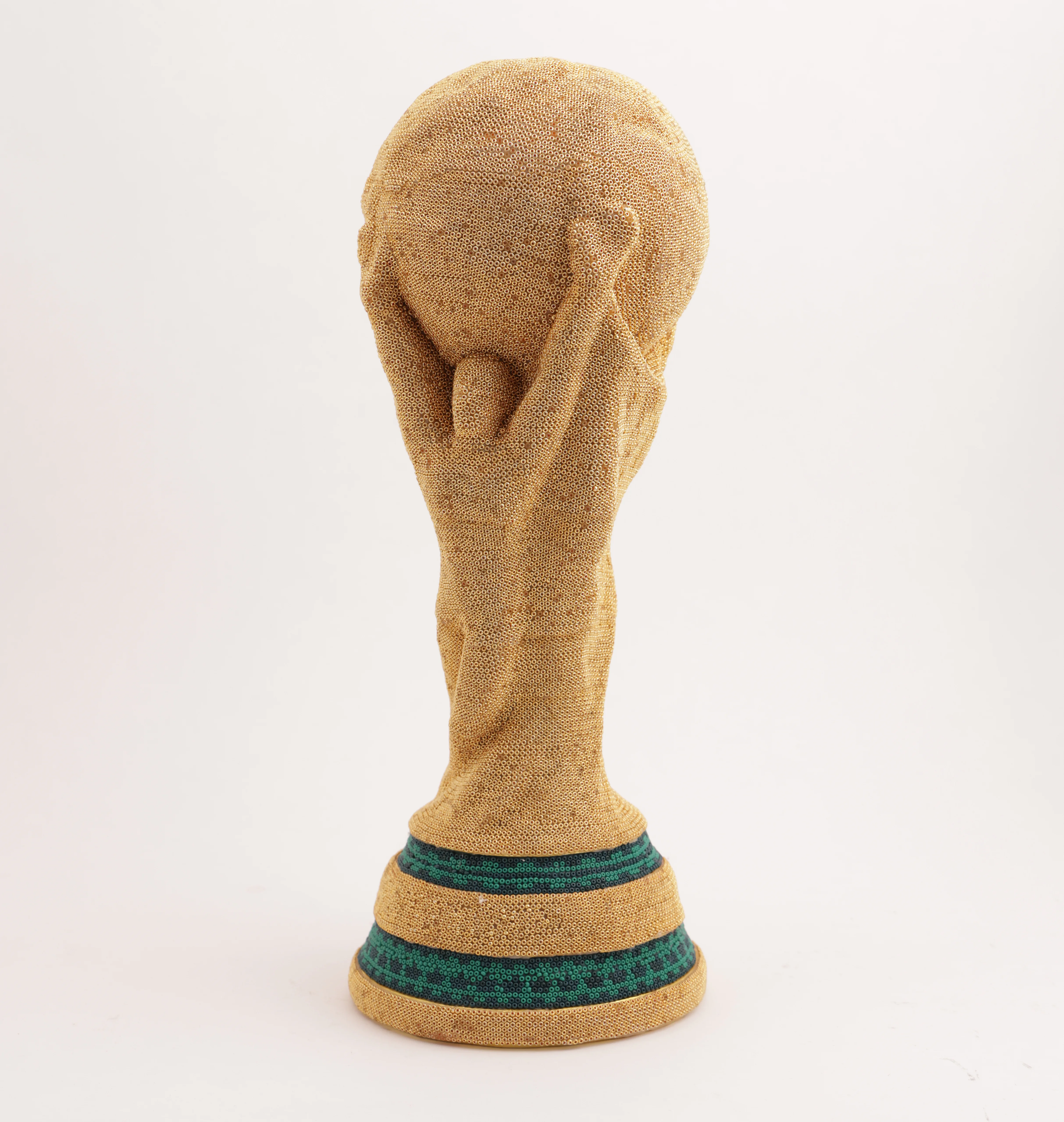 Trofeo Leo Messi Argentina 2022 Copa del Mundo, Edición Arte Wixarika, Huichol - Image 3