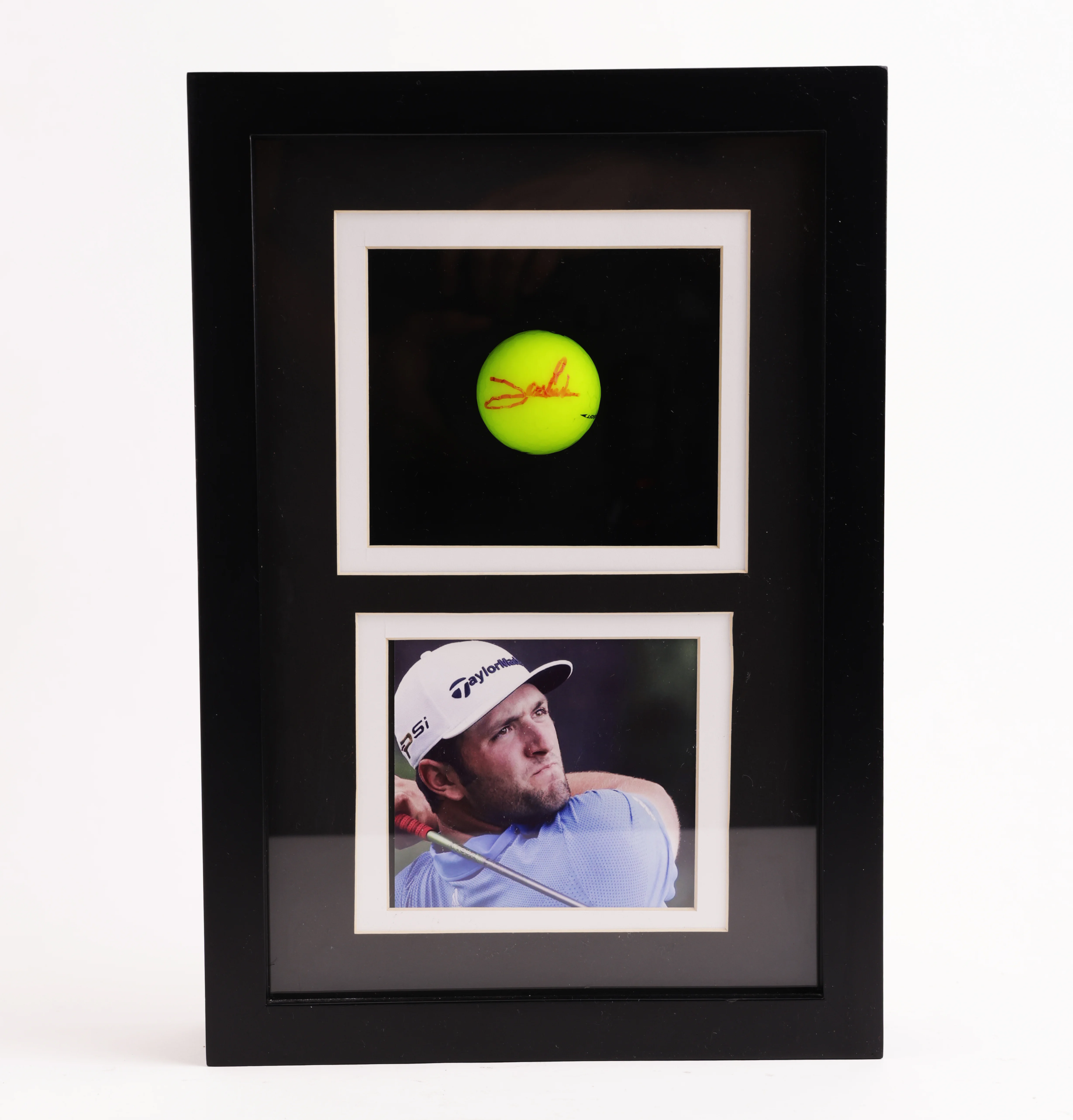 Pelota Jon Rahm Masters, Bola Amarilla, Enmarcada