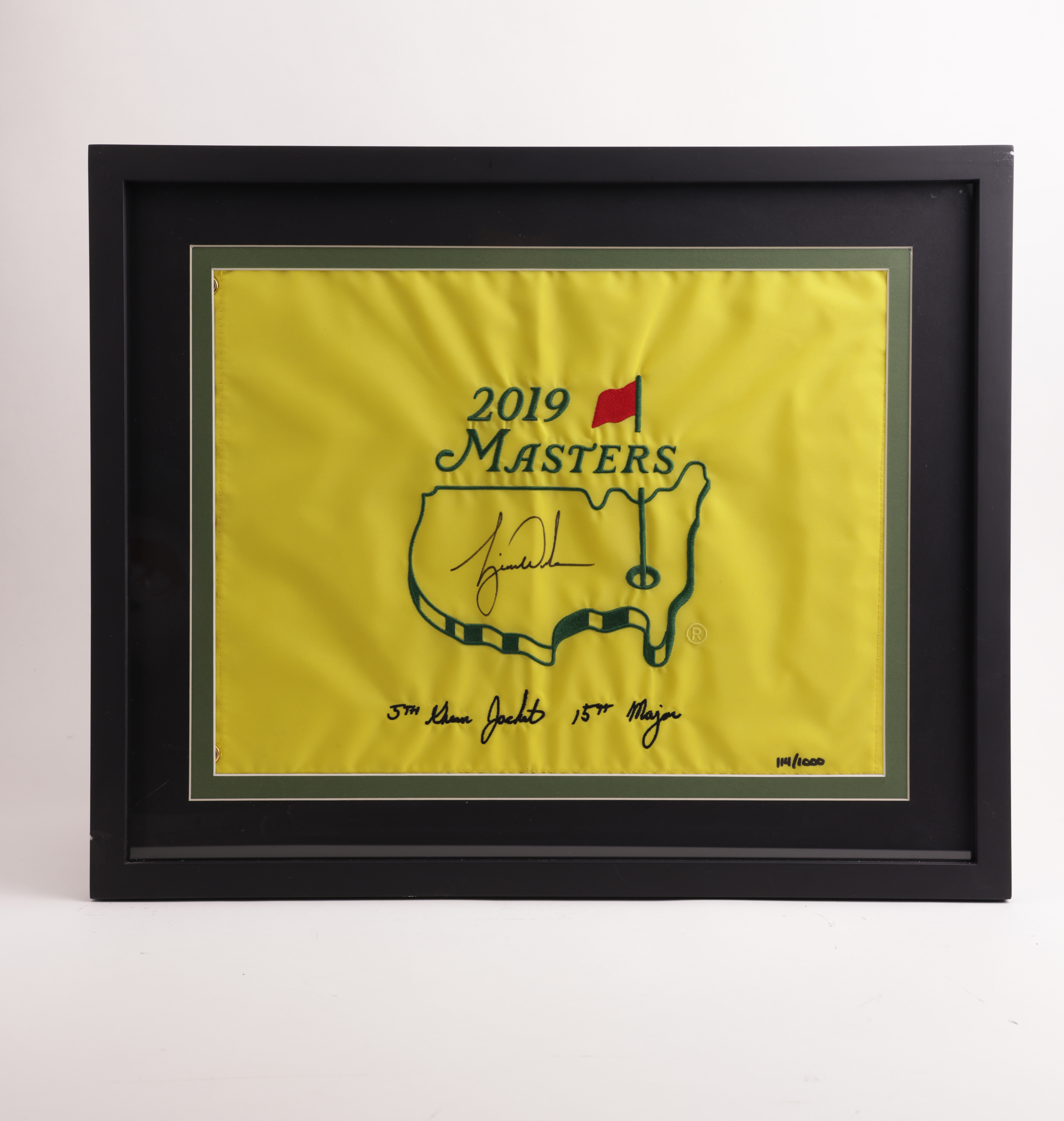 Banderín Tiger Woods Masters 2019, Banderín Amarillo