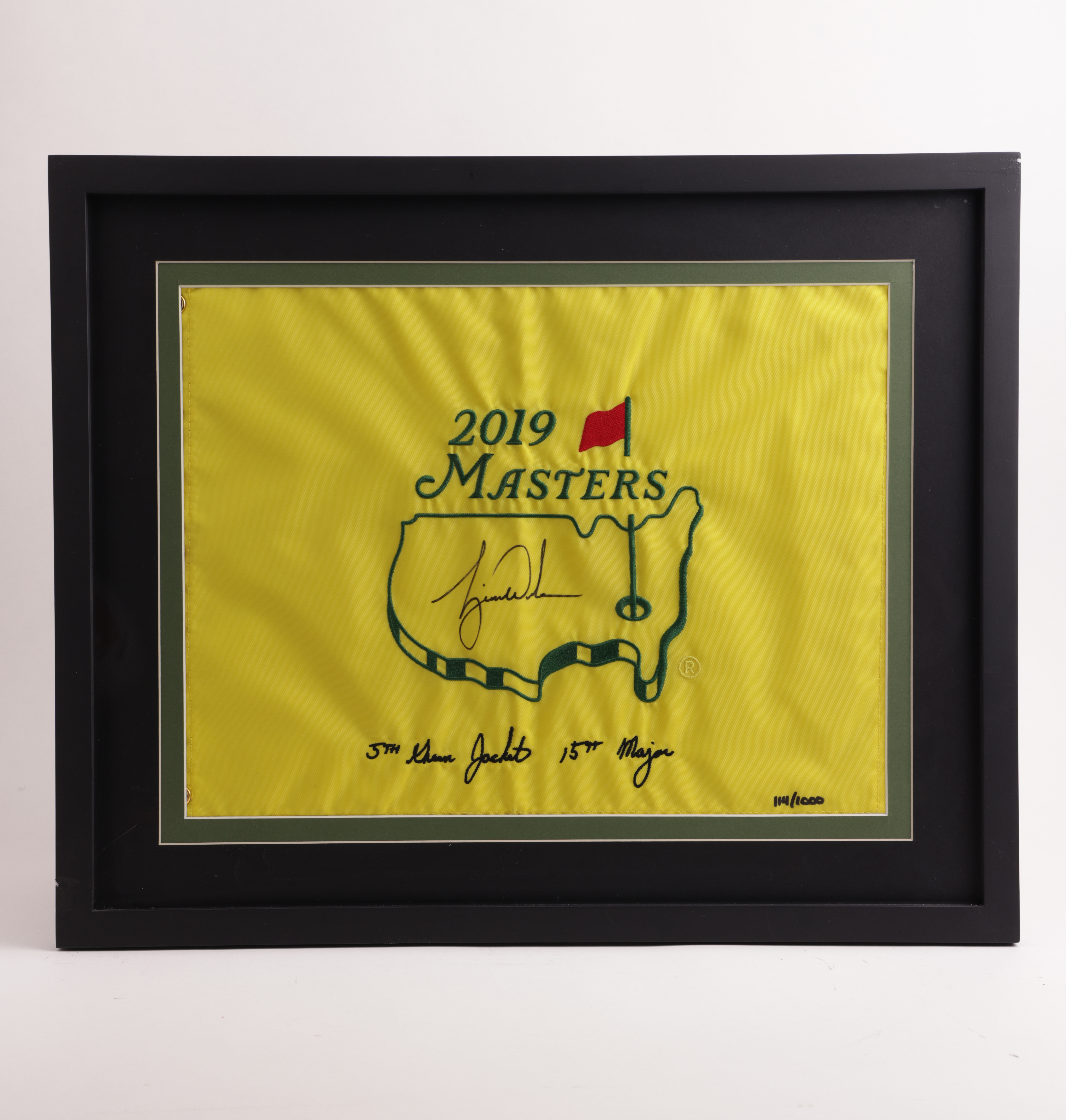 Banderín Tiger Woods Masters 2019, Banderín Amarillo - Image 2