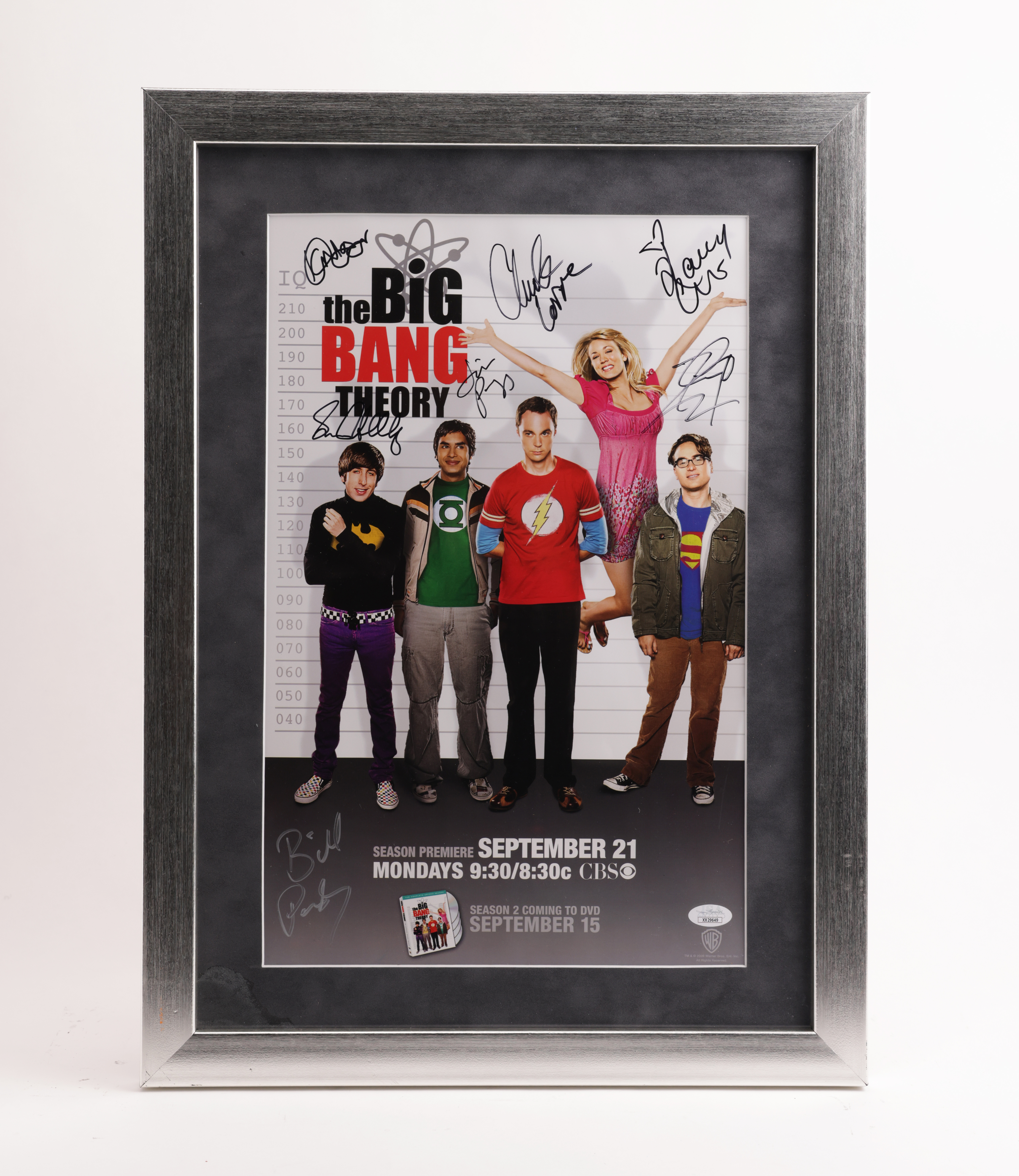 Mini Póster The Big Bang Theory The Big Bang Theory. Mini Póster 11x17 Jim Parsons, Kayley Cuoco, Johnny Galecki, Simon Helberg, Kunal Nayyar, Chuck Lorre, Bill Prady