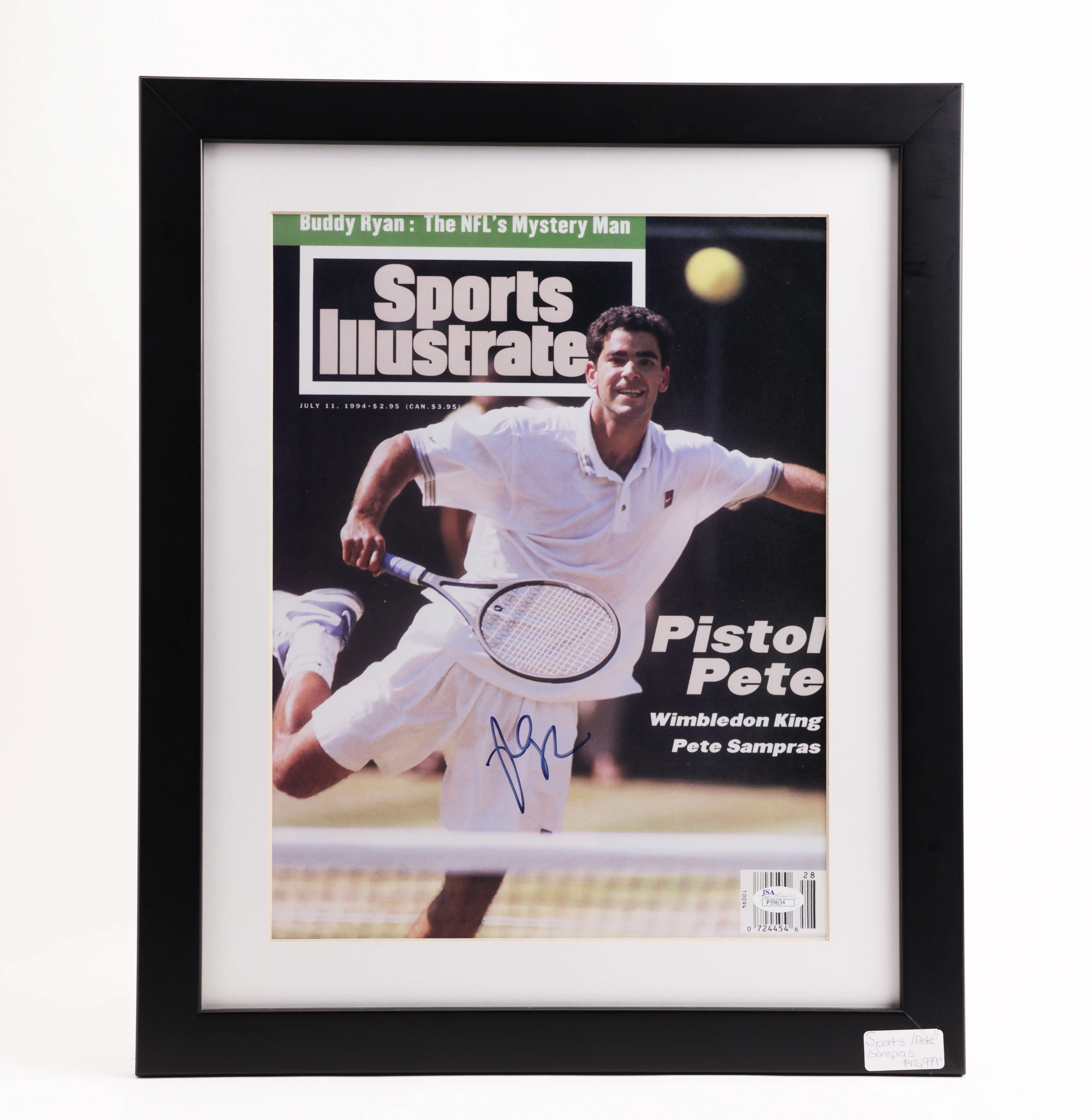 Revista Pete Sampras Wimbledon, Sports Illustrated, Pistol Pete