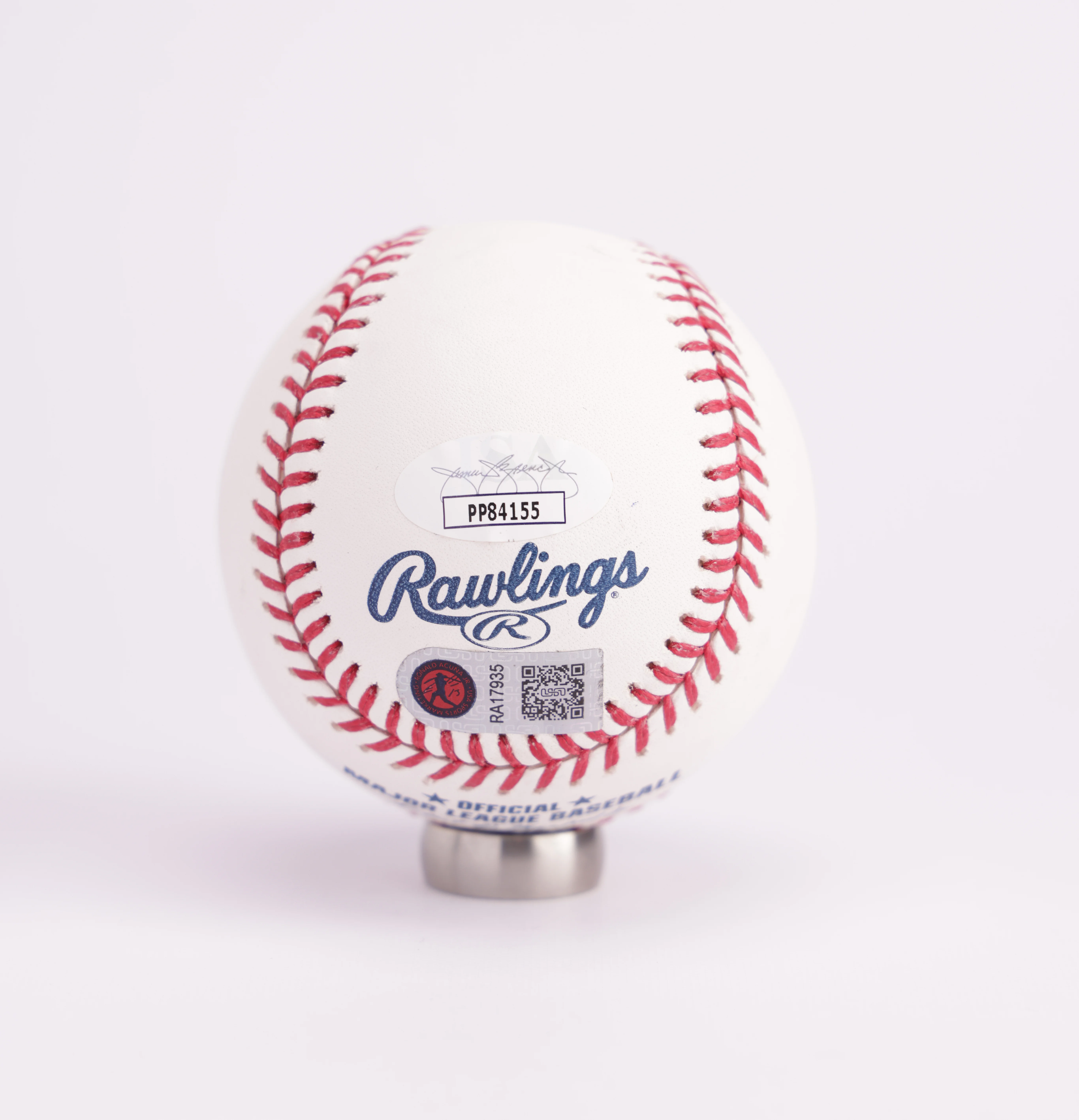 Bola Baseball Ronald Auña Jr Atlanta Braves - Image 3
