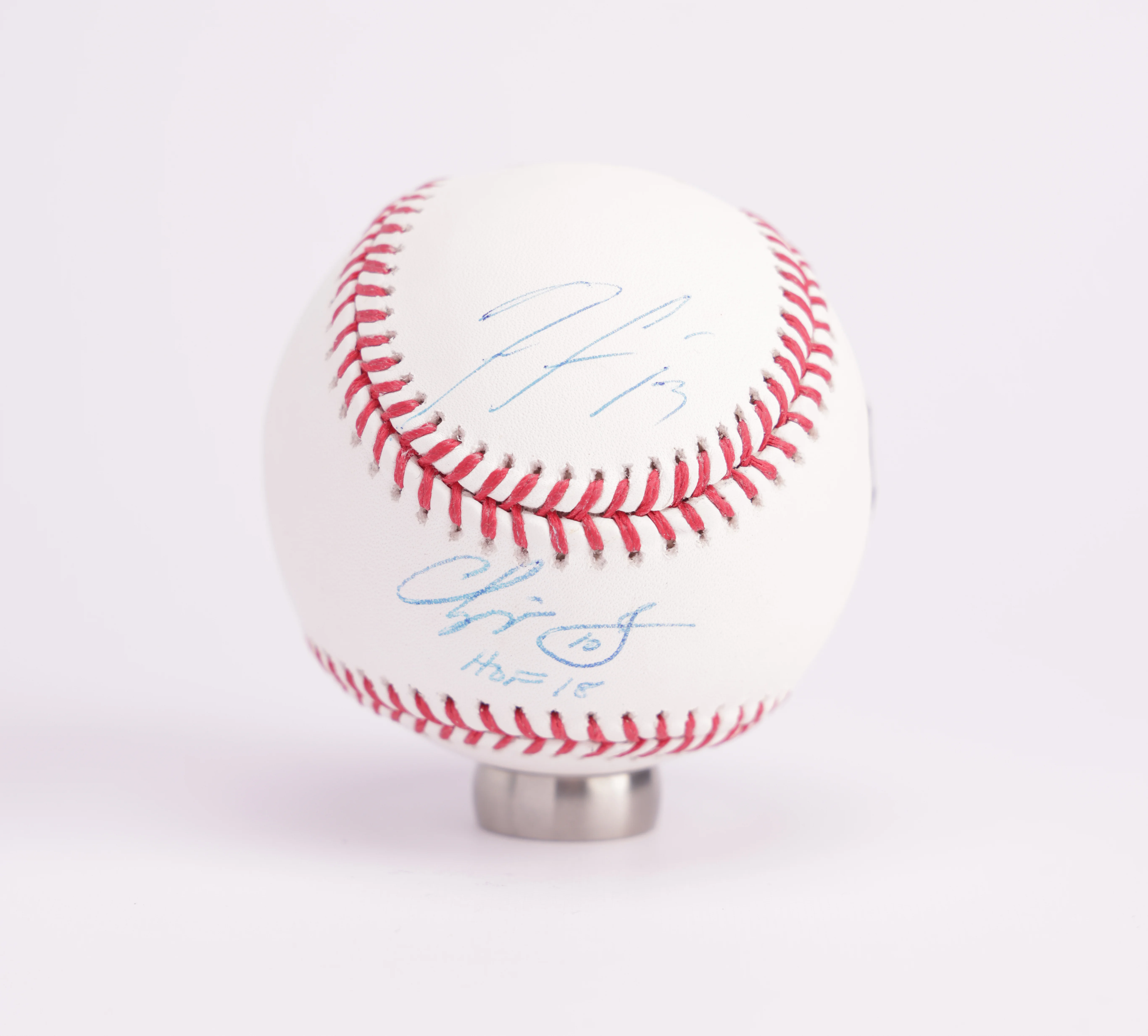 Bola Baseball Chipper Jones/ Ronald Acuña Jr Atlanta Braves