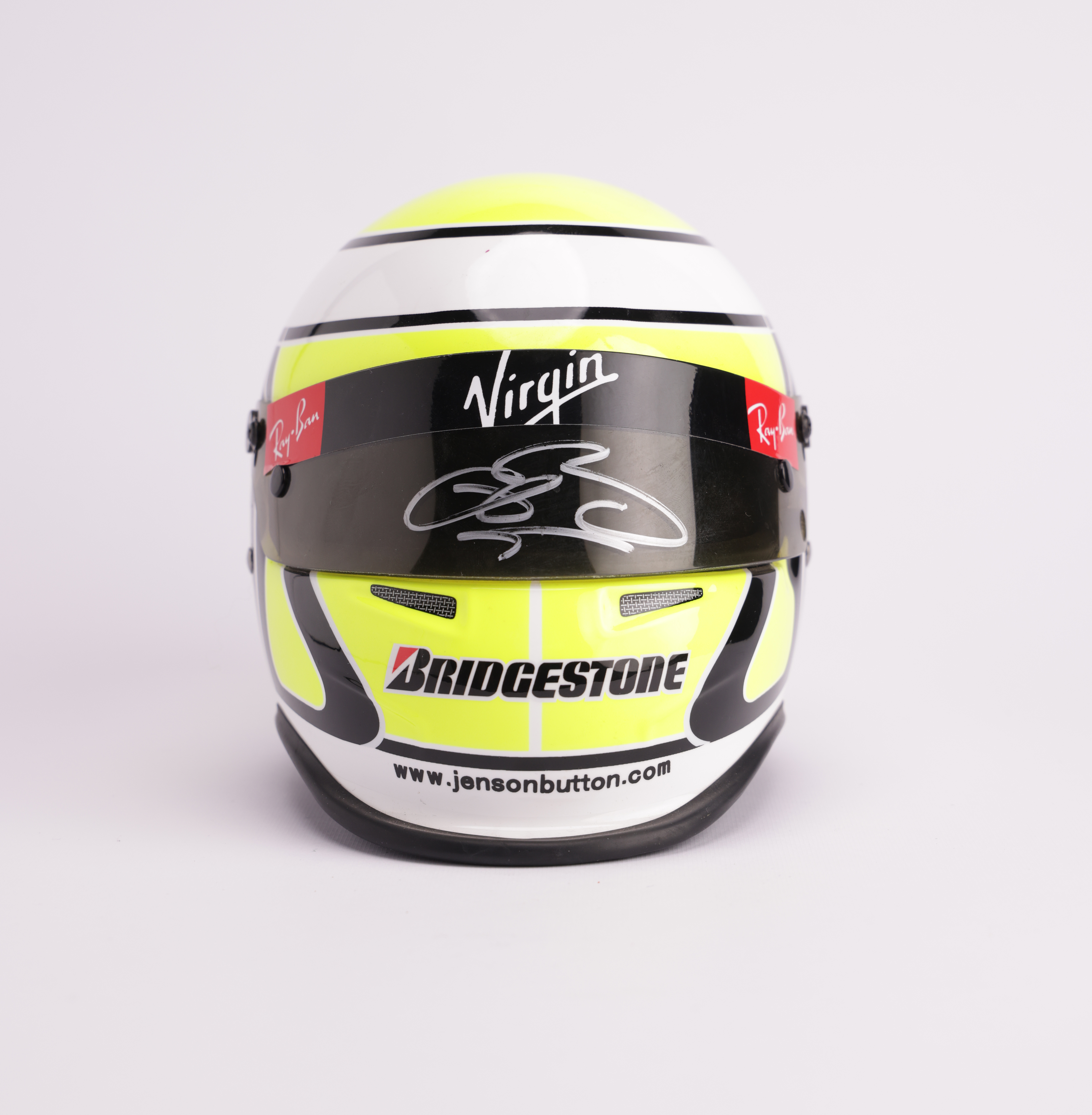 Mini Casco Jenson Button Brawn GP