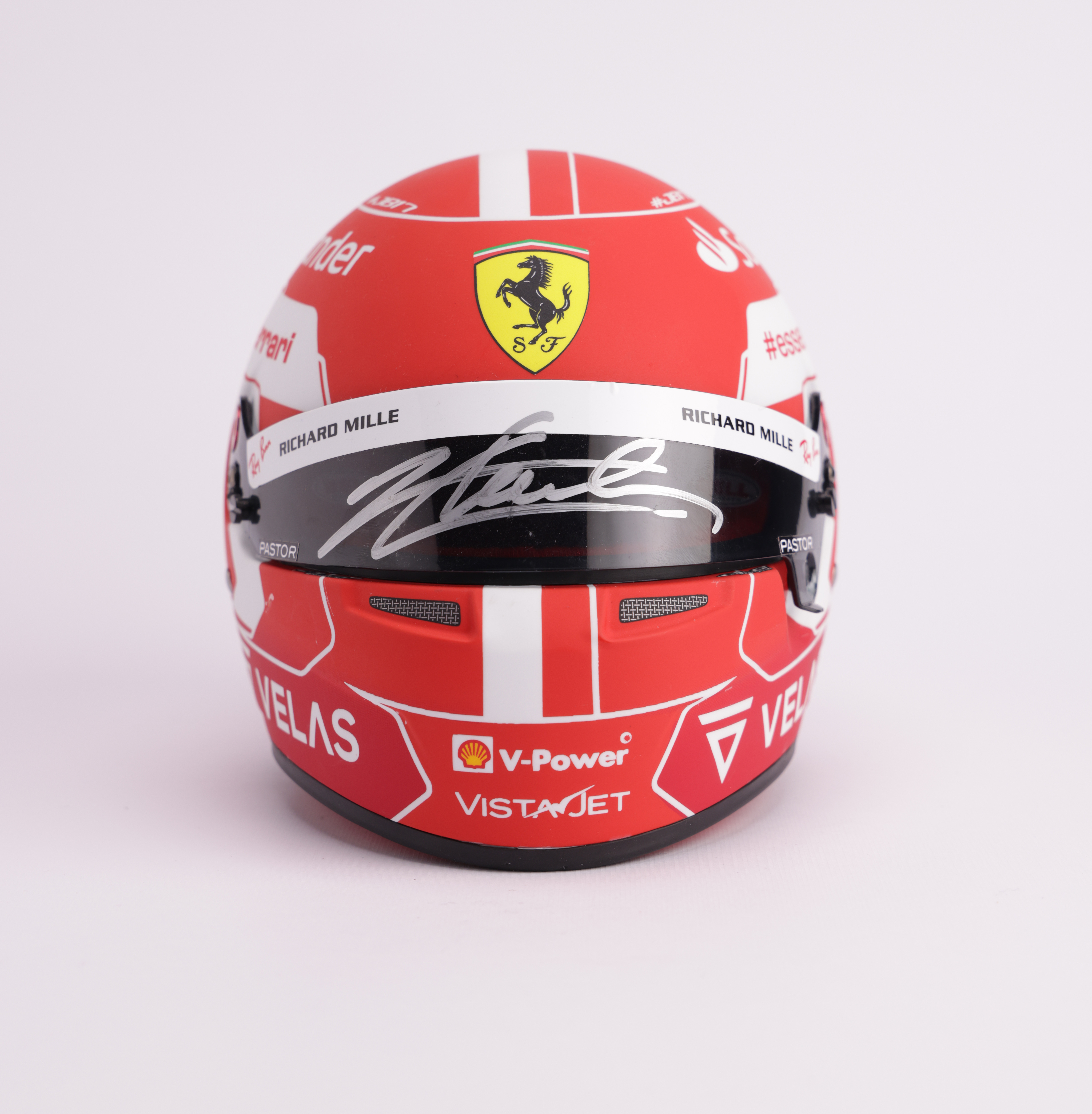 Mini Casco Charles Leclerc Ferrari