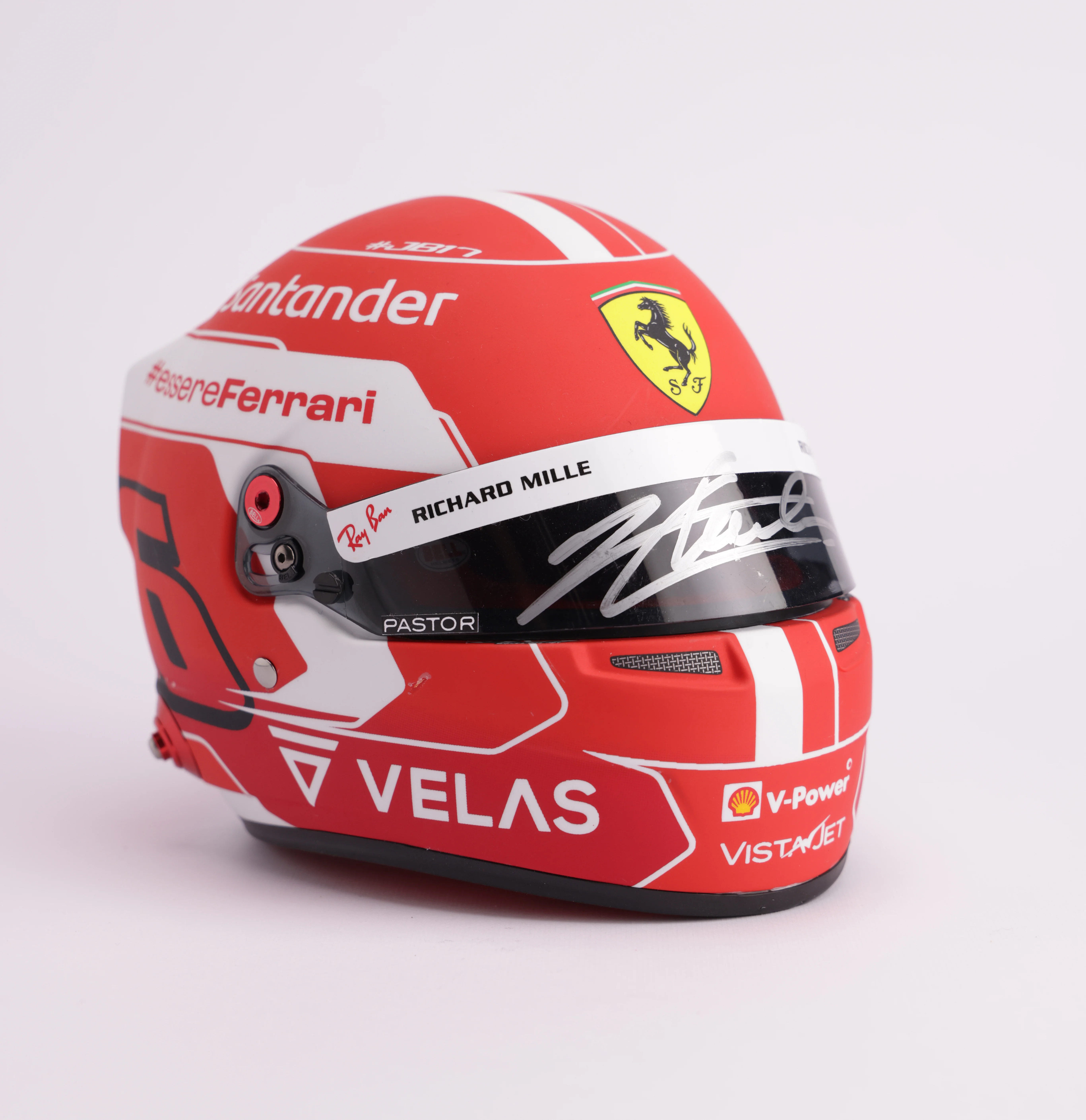 Mini Casco Charles Leclerc Ferrari - Image 2