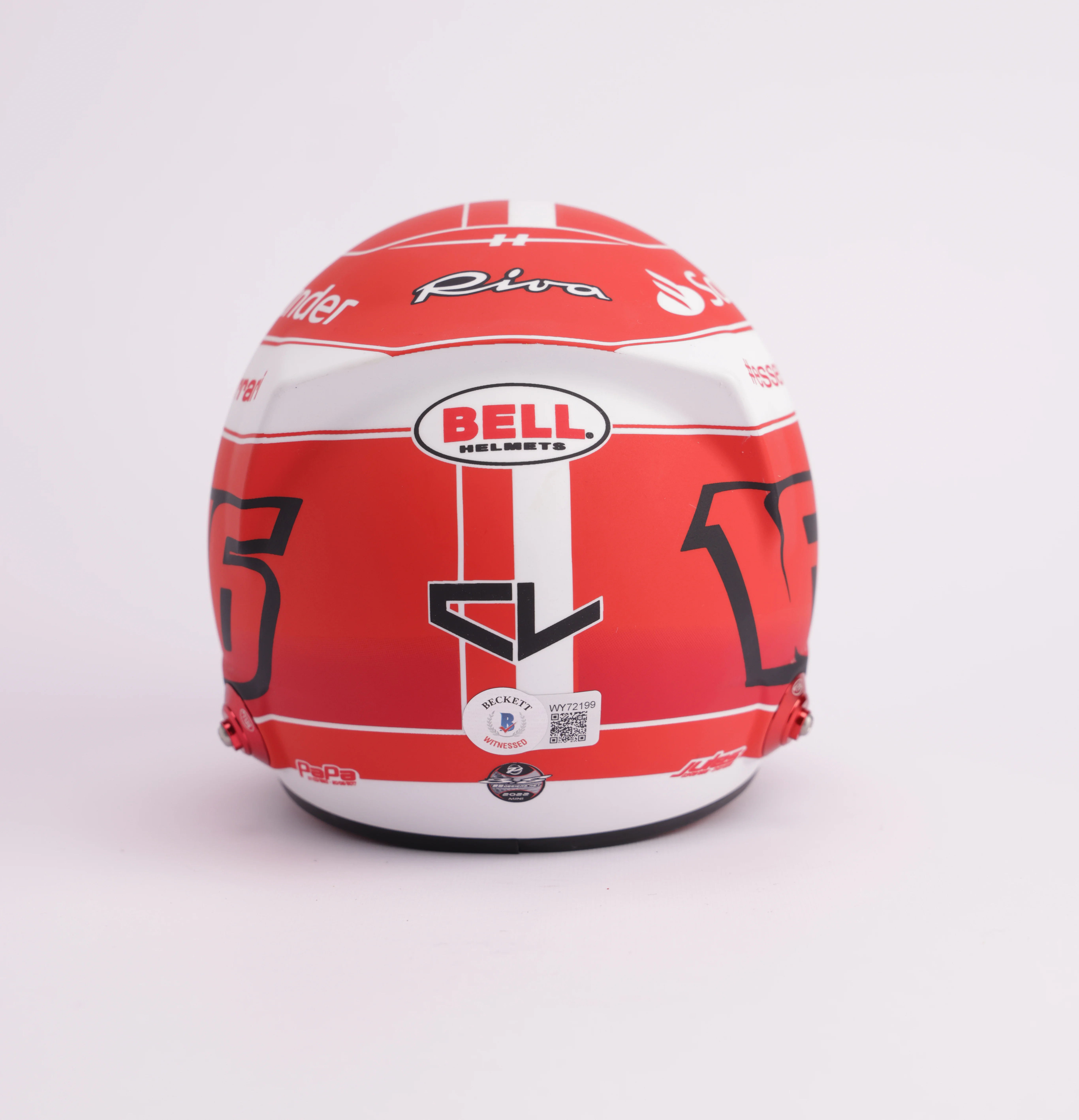 Mini Casco Charles Leclerc Ferrari - Image 4