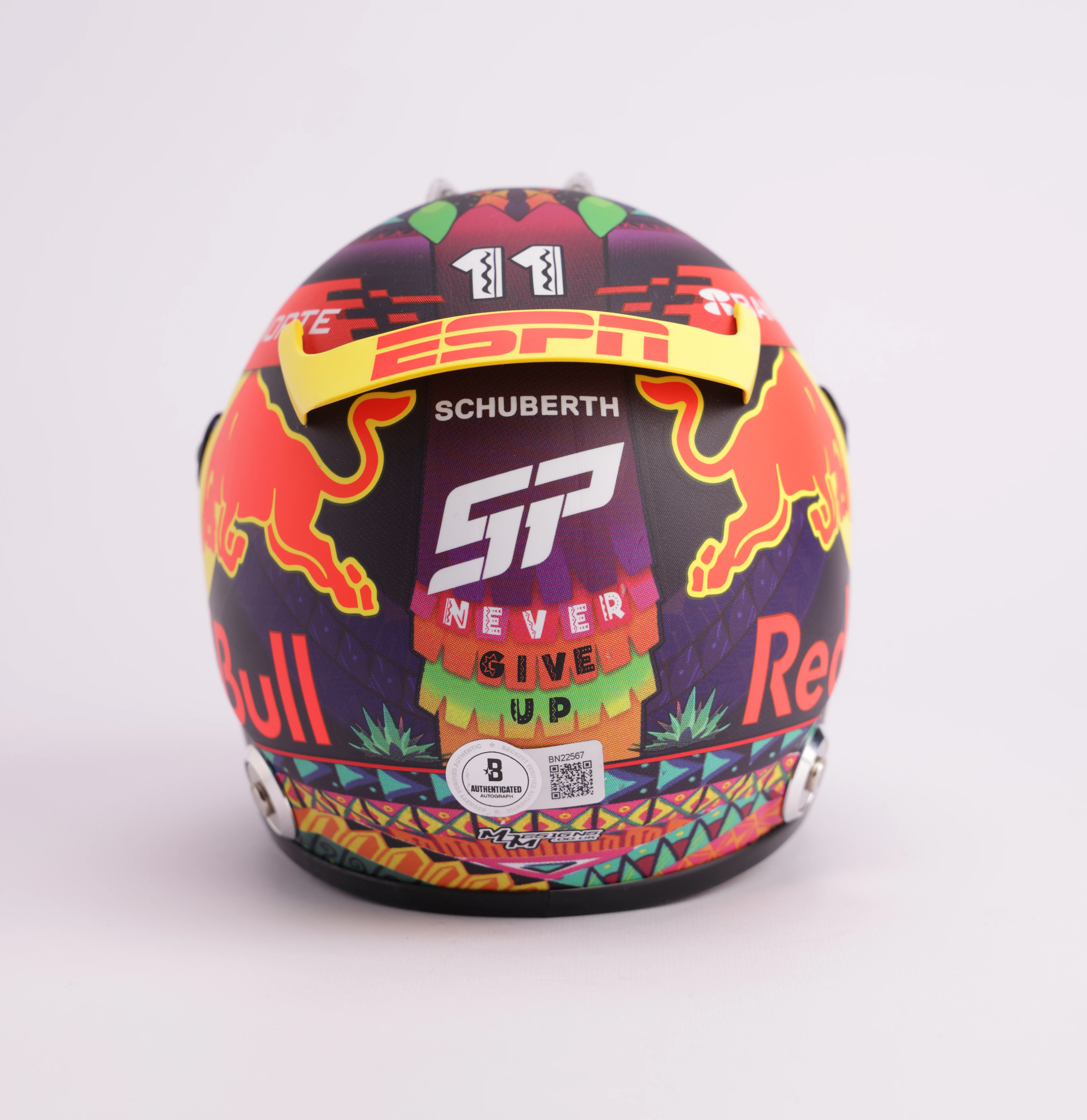 Mini Casco Checo Pérez Red Bull - Image 4