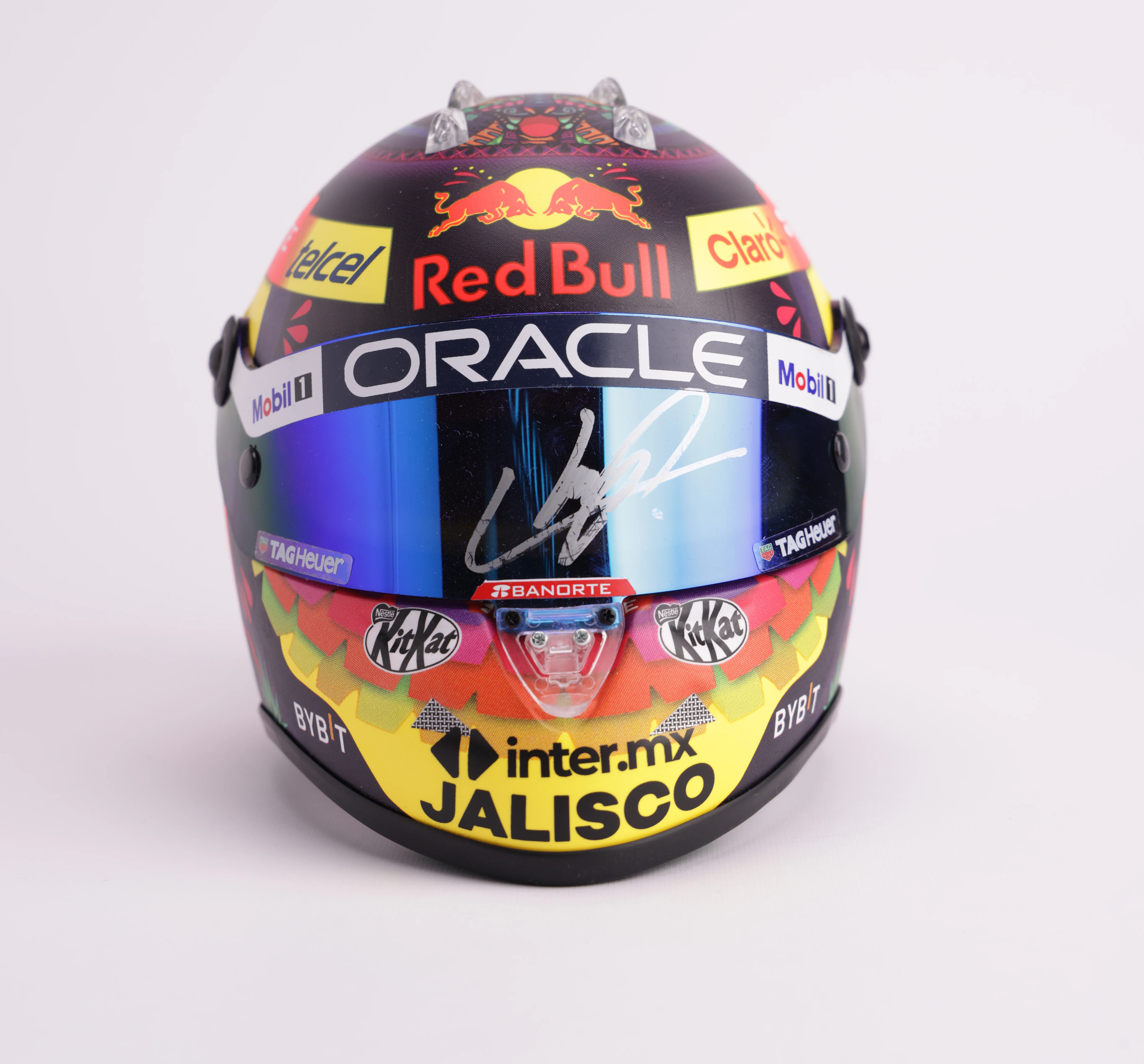 Mini Casco Checo Pérez Red Bull