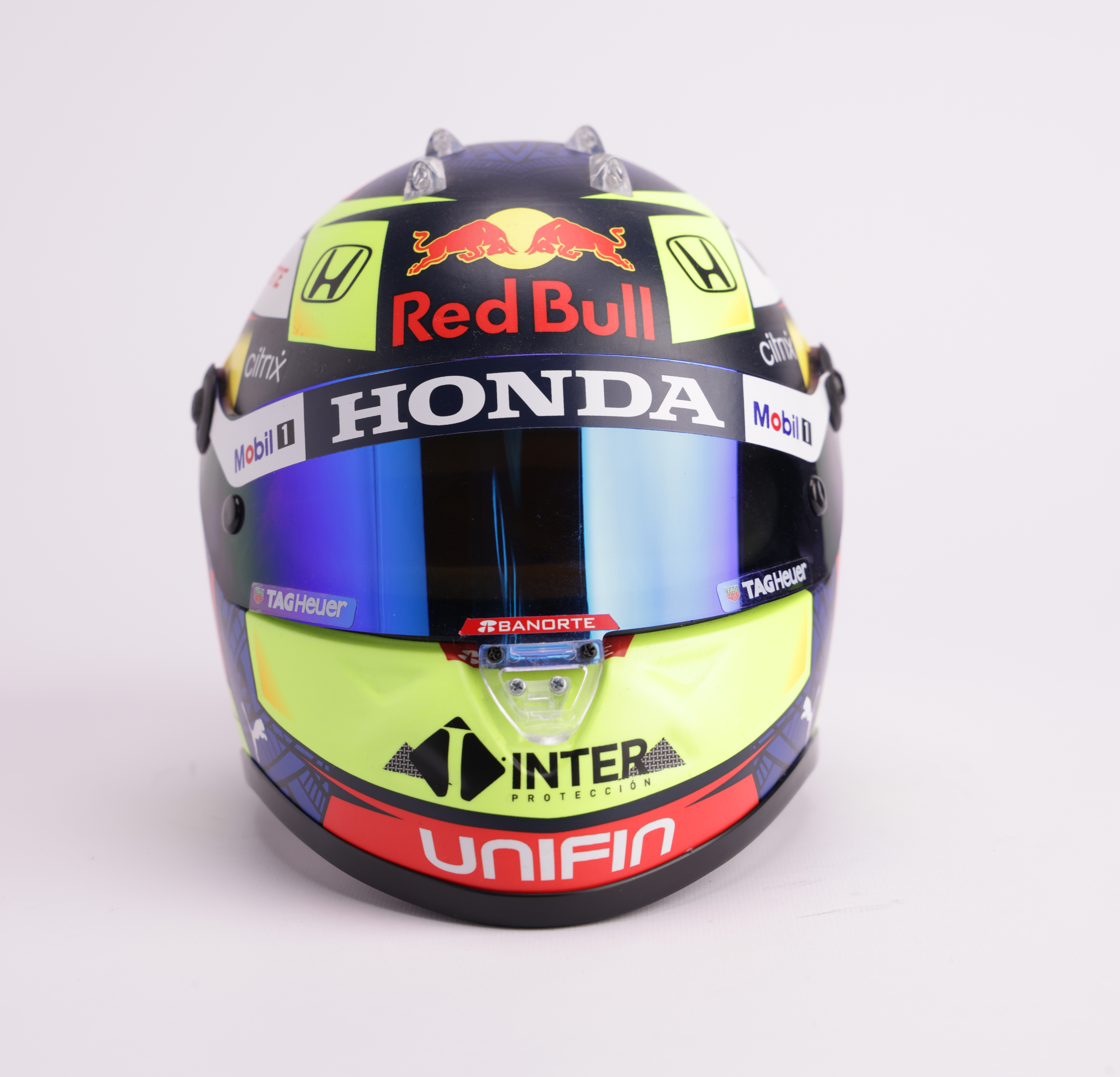 Mini Casco Checo Pérez Red Bull