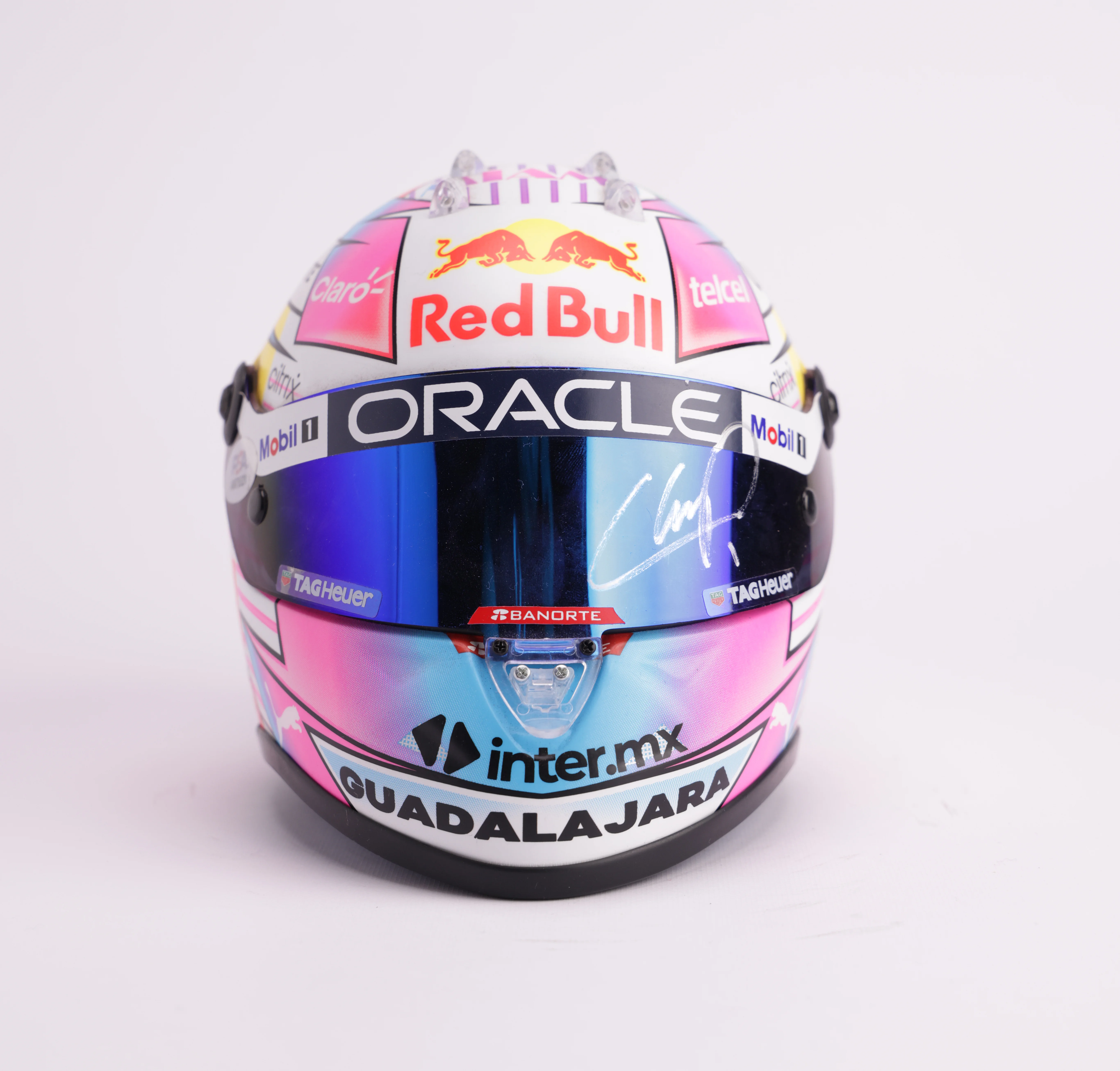 Mini Casco Checo Pérez Red Bull
