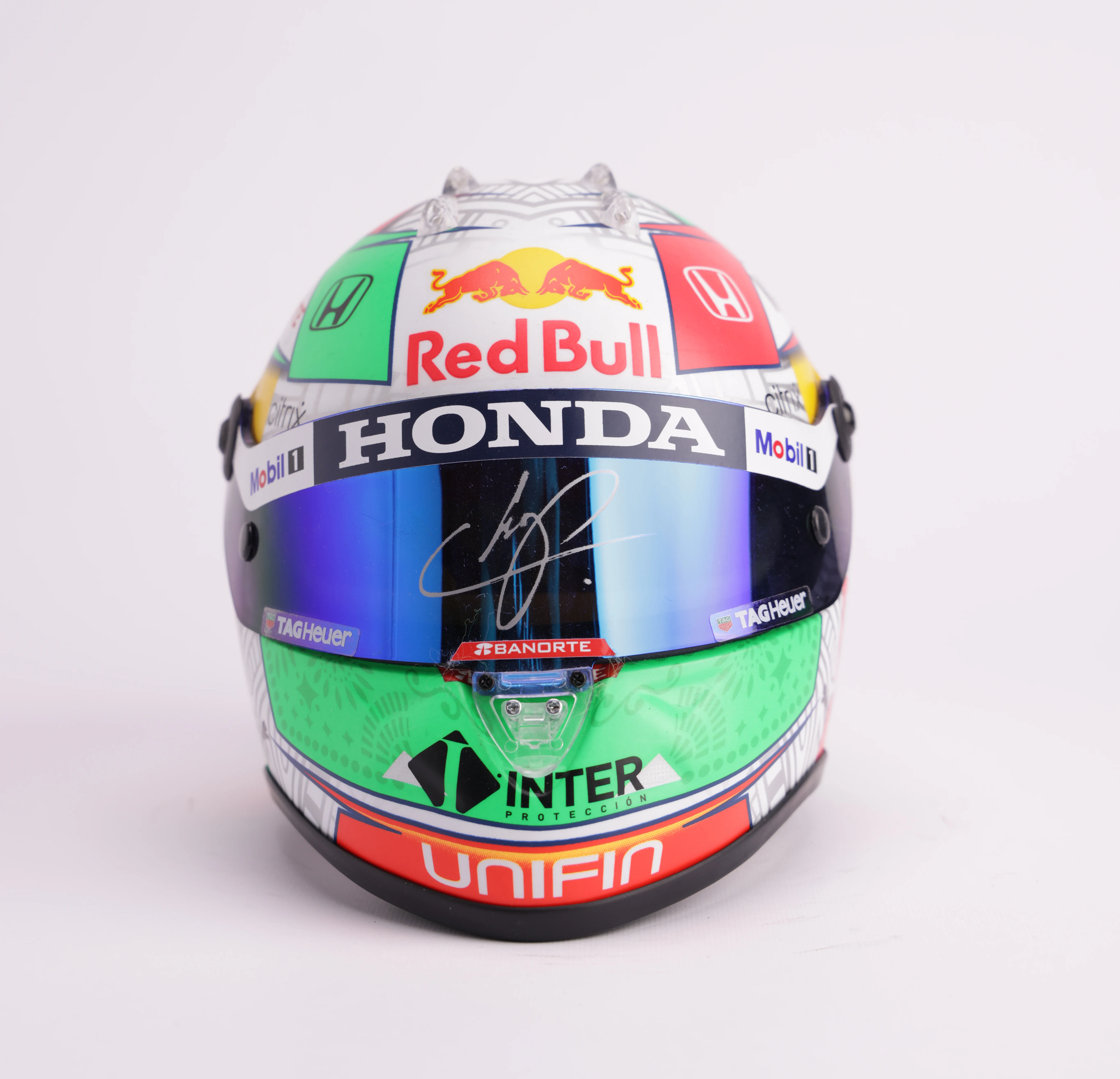 Mini Casco Checo Pérez Red Bull