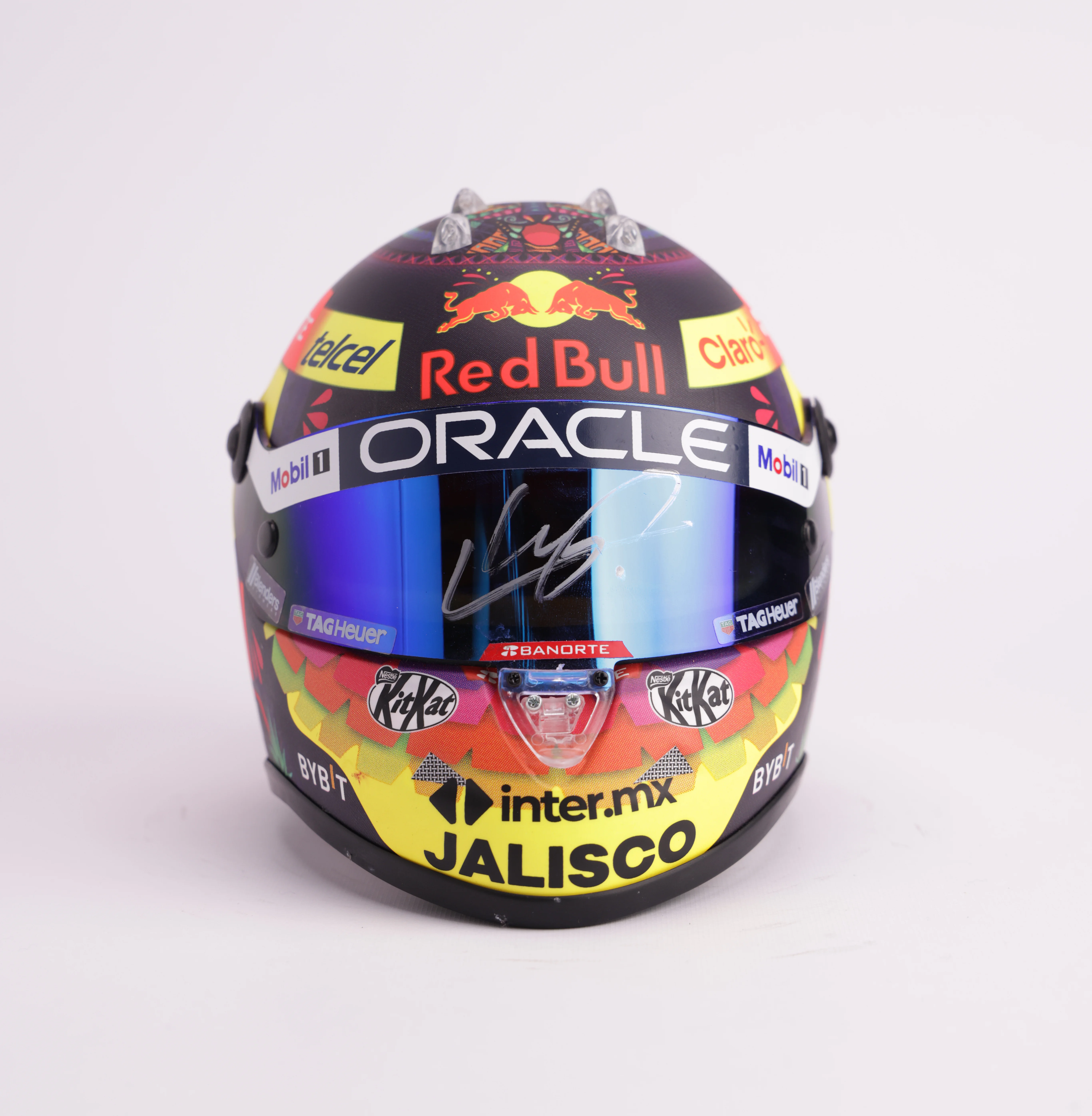Mini Casco Checo Pérez Red Bull