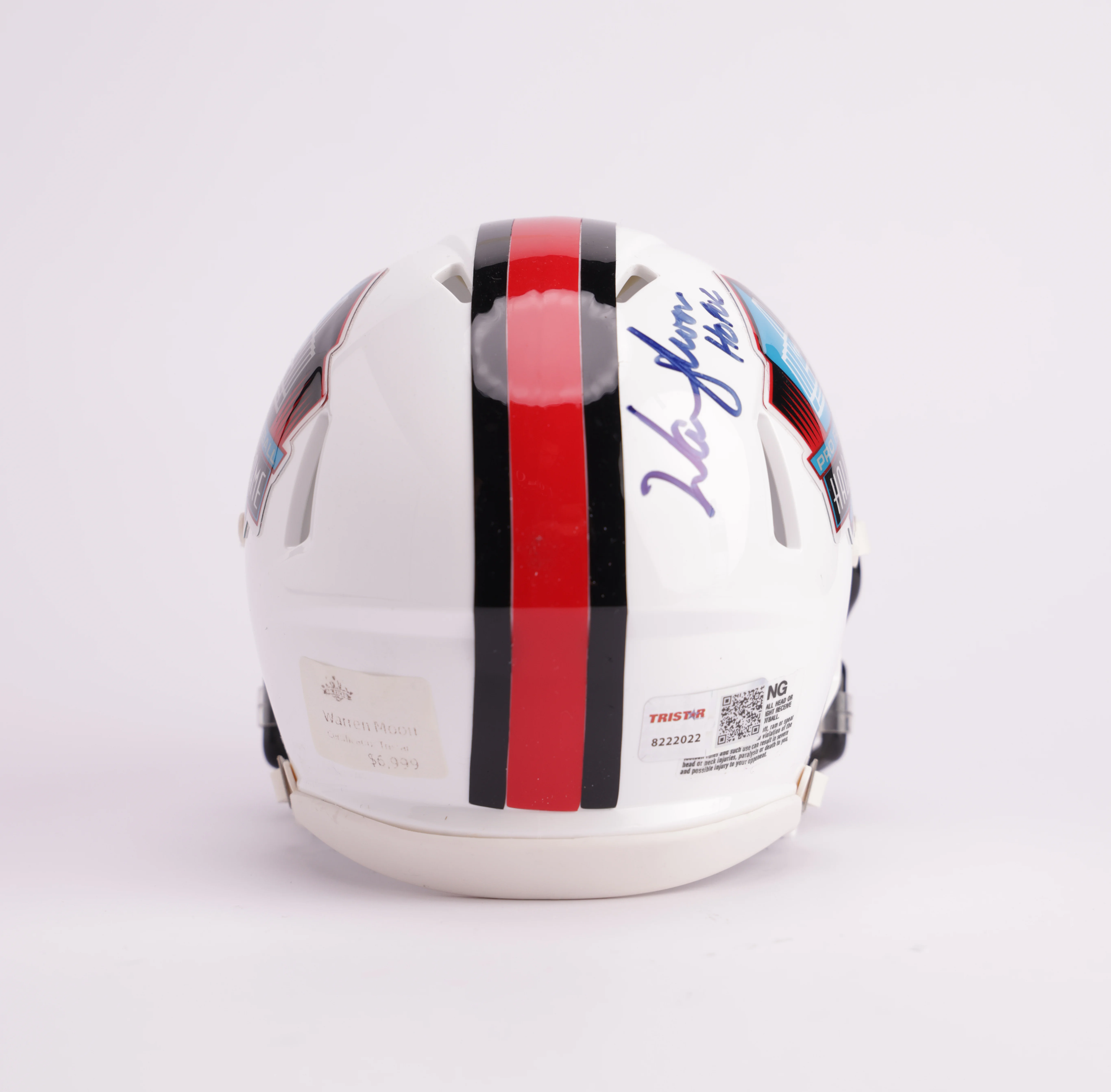 Mini Casco Warren Moon Houston Oilers - Image 3