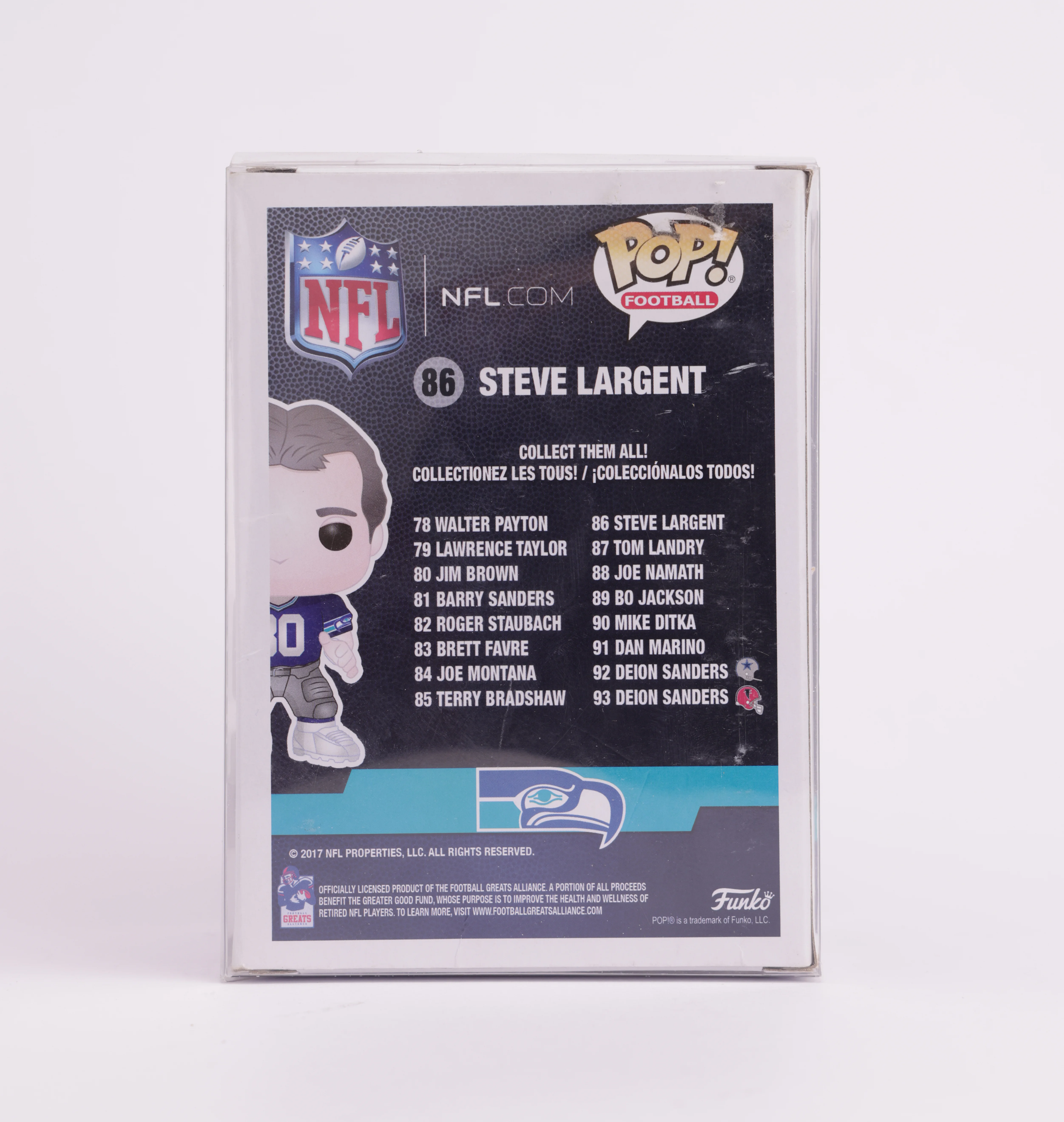 Funko Pop Steve Largent Seattle Seahawks - Image 3