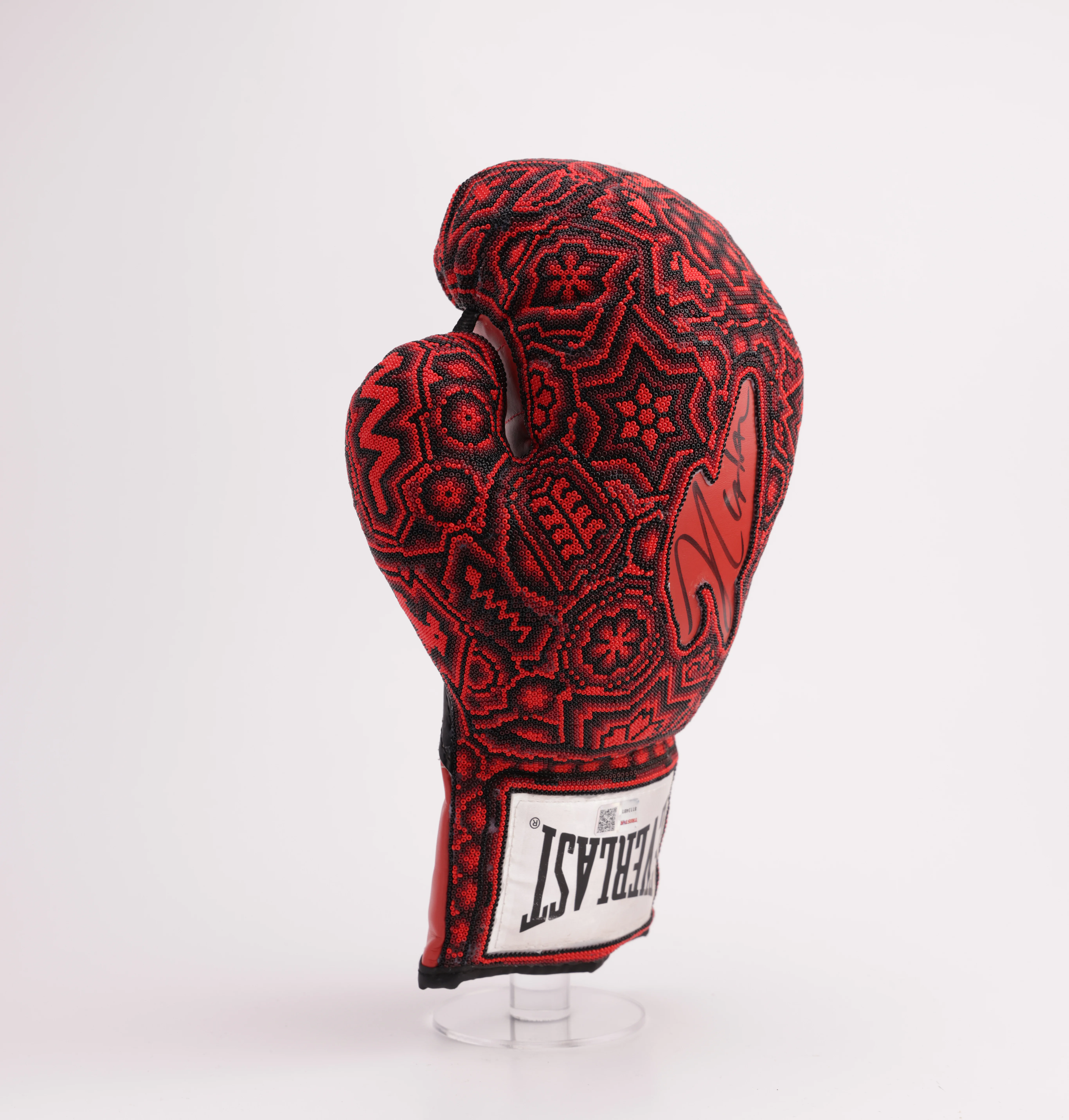 Guante Canelo Álvarez CMB, Arte Wixarika, Huichol - Image 2