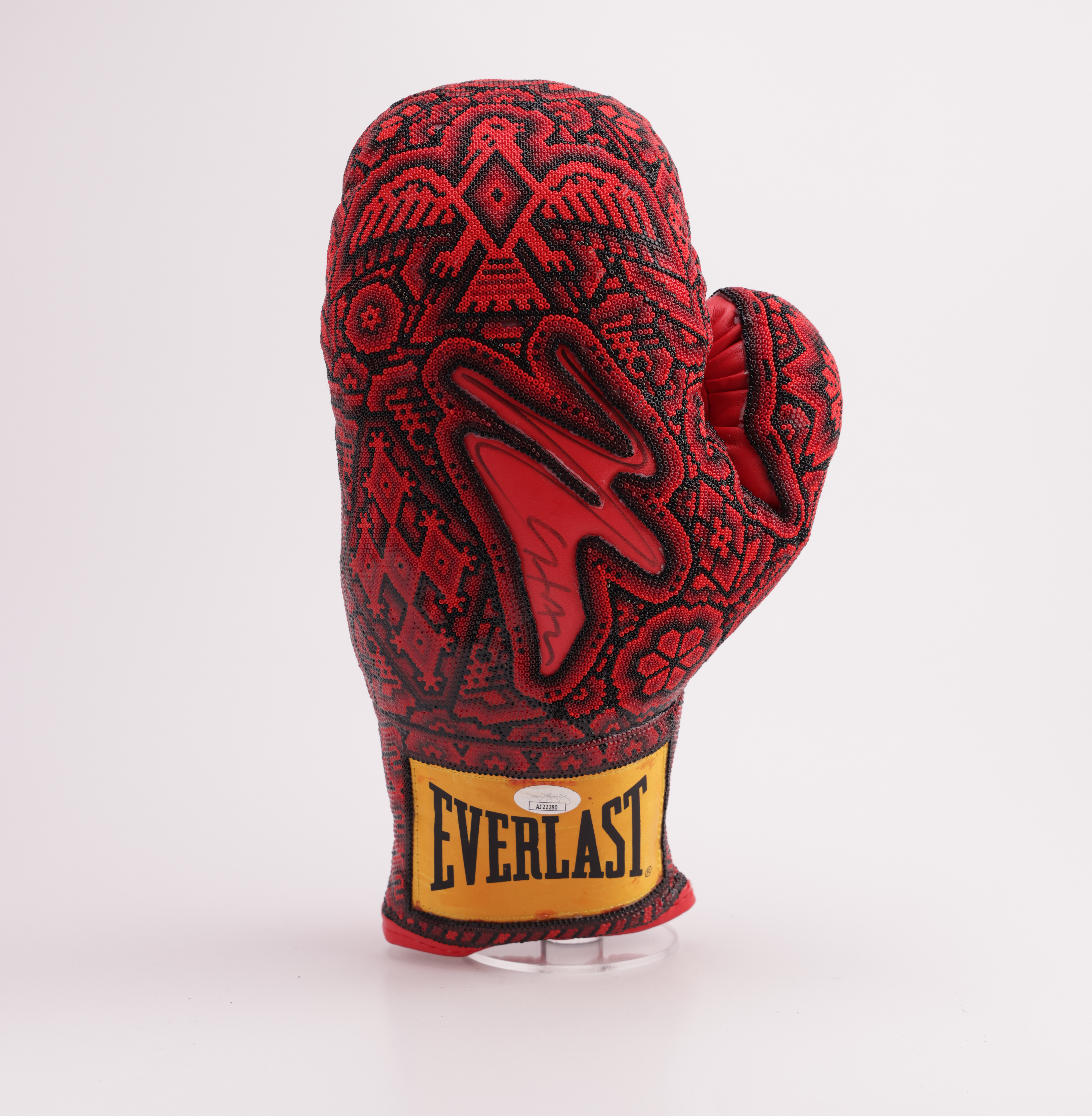 Guante Julio Cesar Chavez Arte Wixarika Huichol CMB