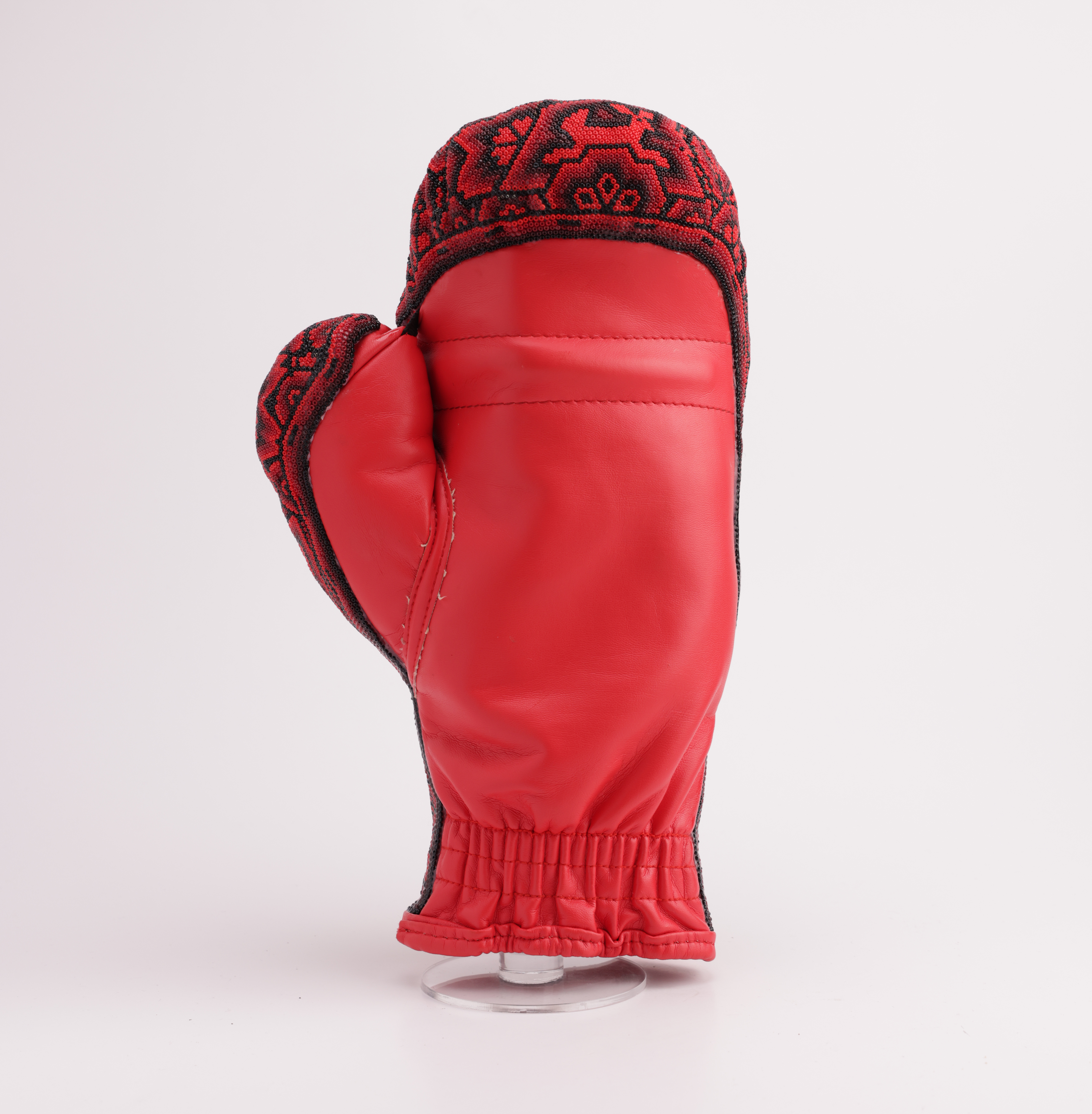 Guante Julio Cesar Chavez Arte Wixarika Huichol CMB - Image 3
