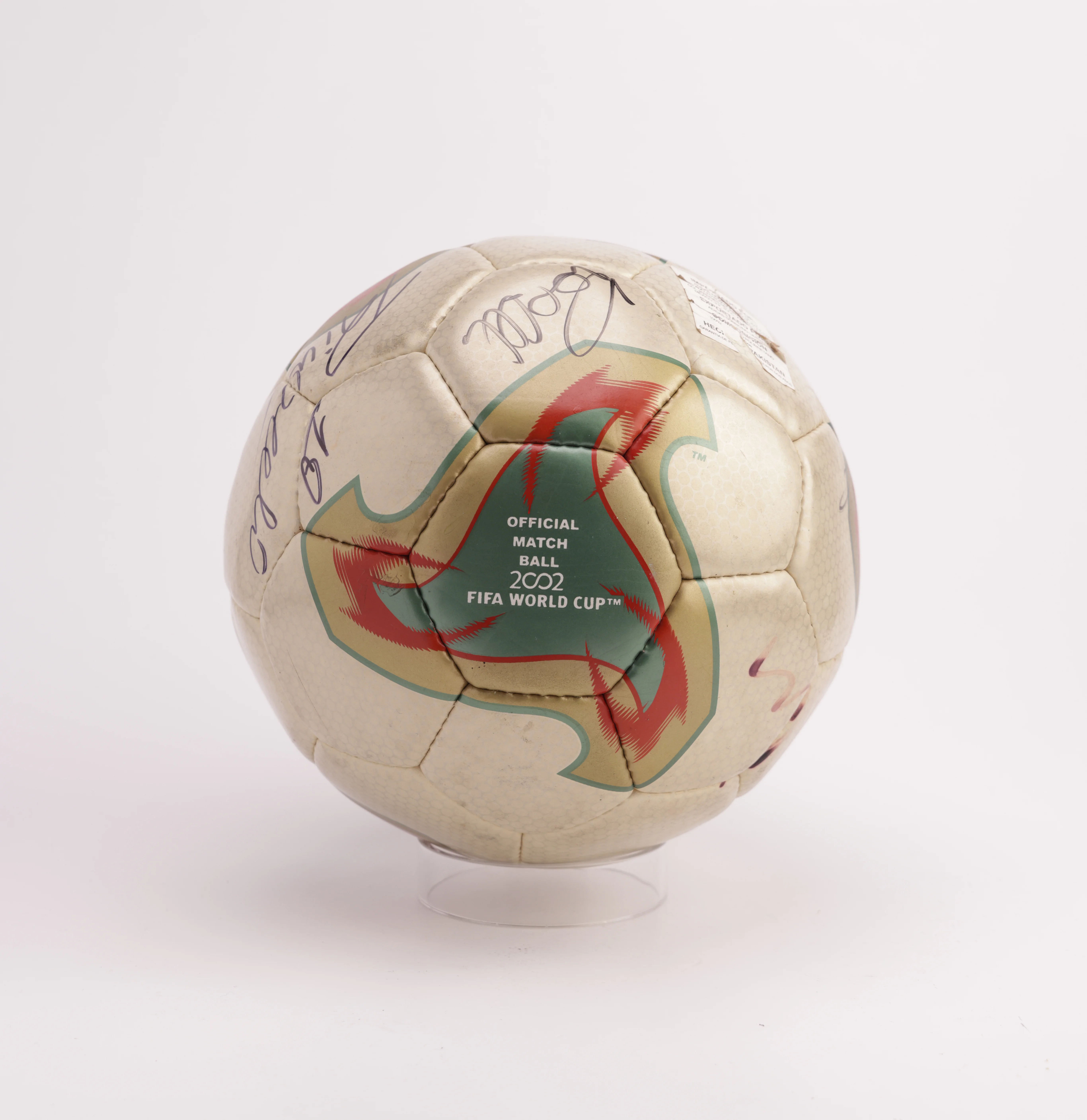 Balón Brasil 2002 (Ronaldinho, Roberto Carlos, Rivaldo, Kaká, Cafú) Brasil