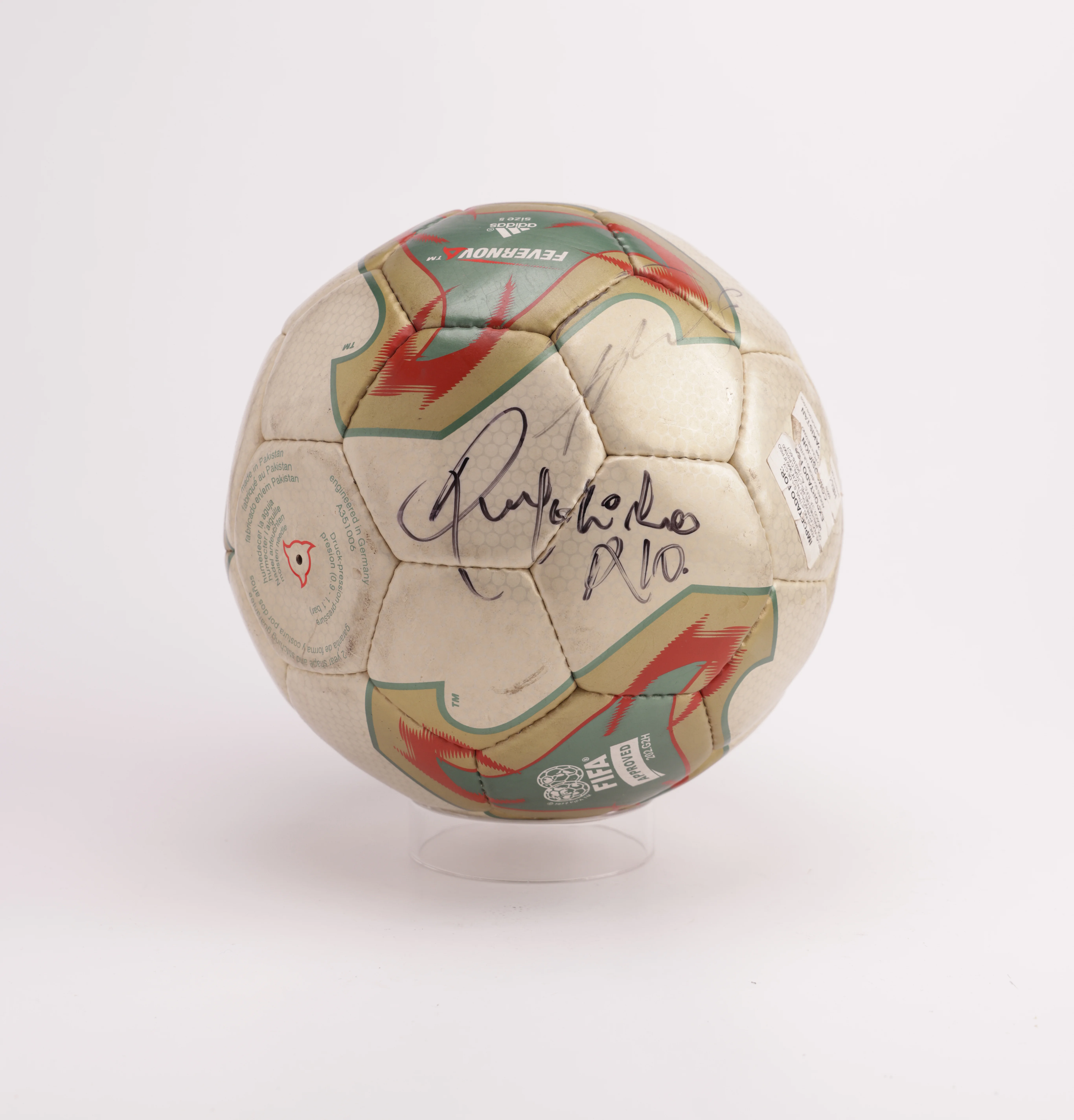 Balón Brasil 2002 (Ronaldinho, Roberto Carlos, Rivaldo, Kaká, Cafú) Brasil - Image 3