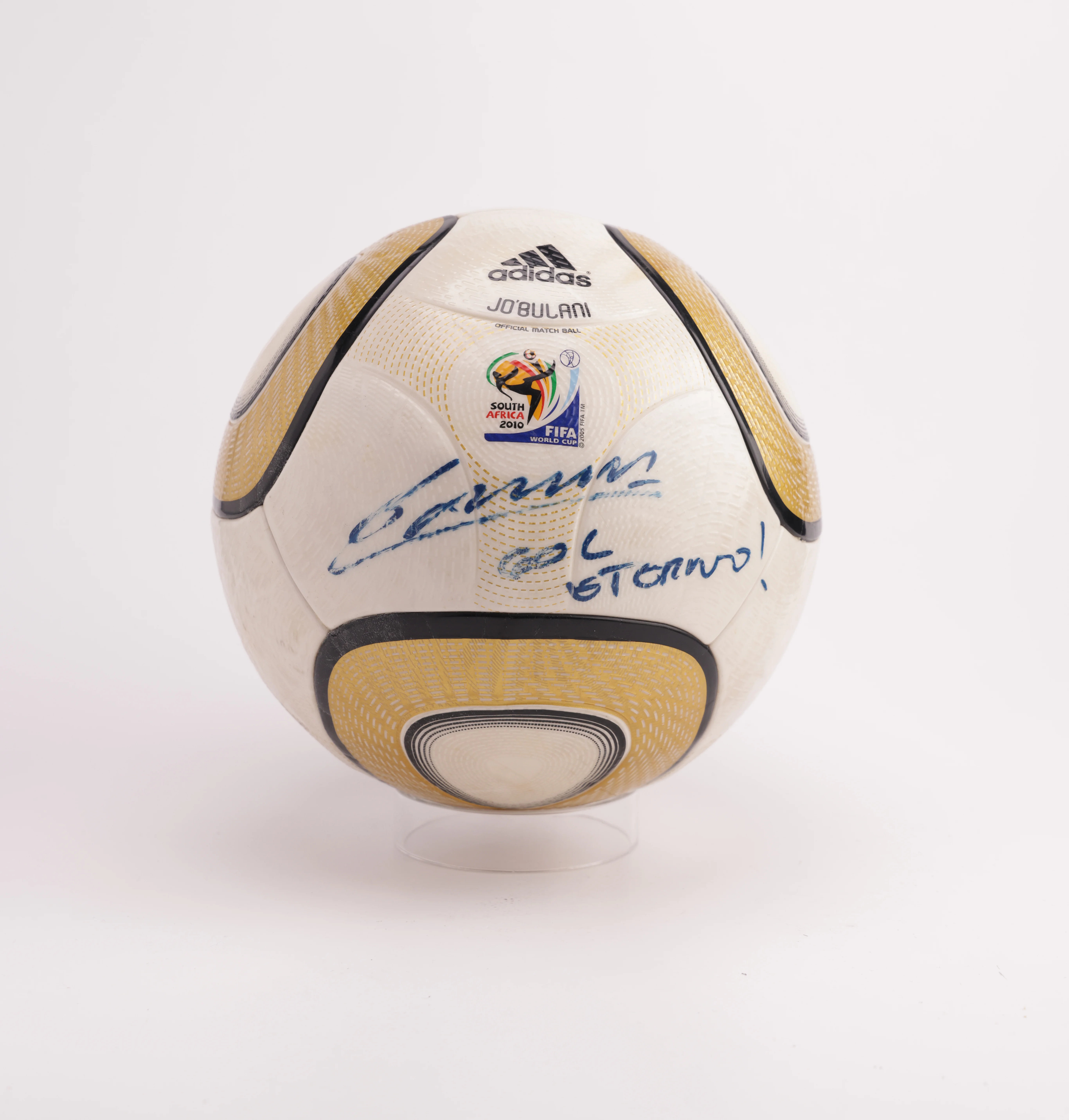 Jobulani España 2010 Autografiado Xavi, Iniesta, Casillas, Puyol