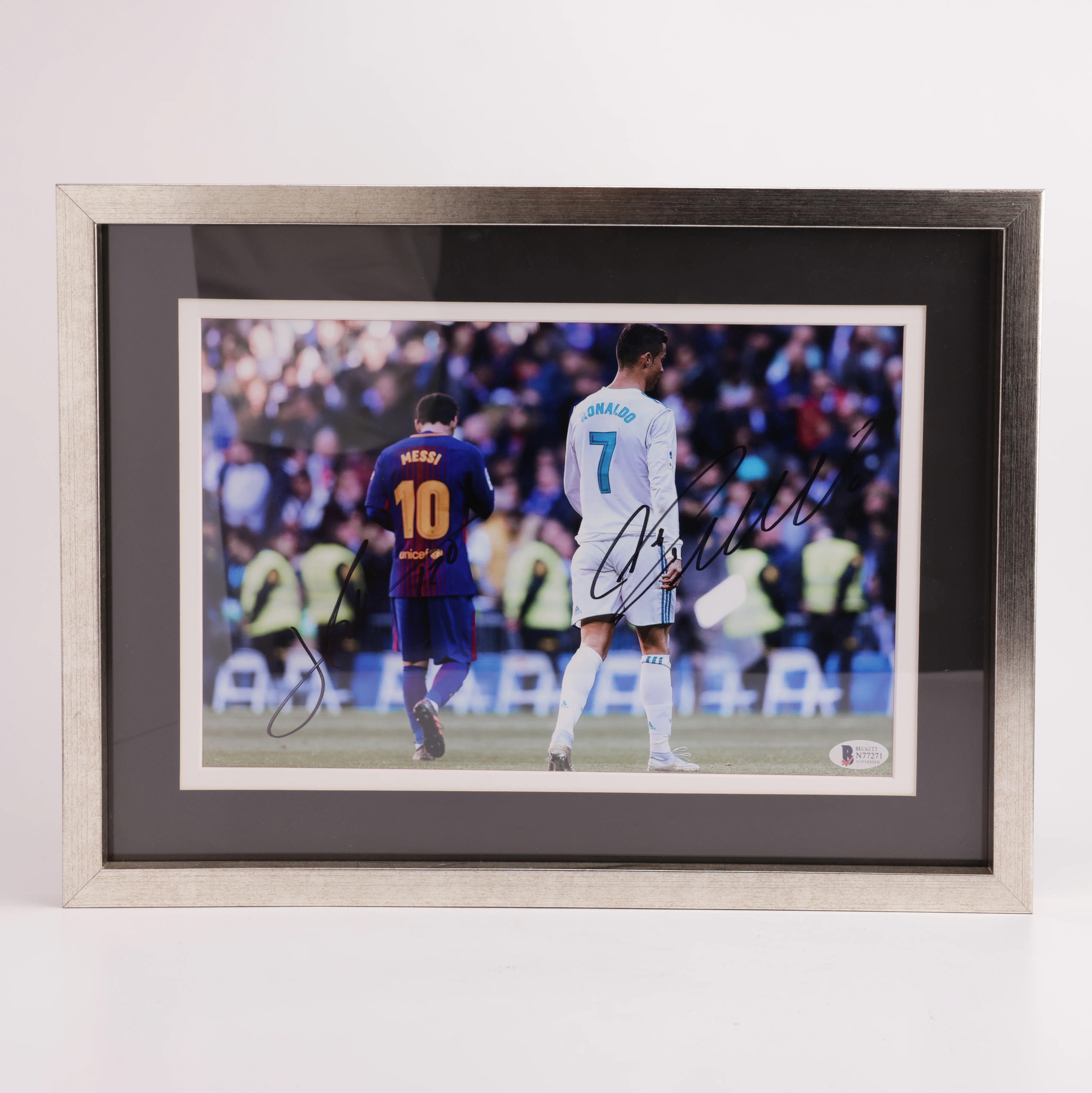 Fotografía Messi/ Cristiano Ronaldo Real Madrid