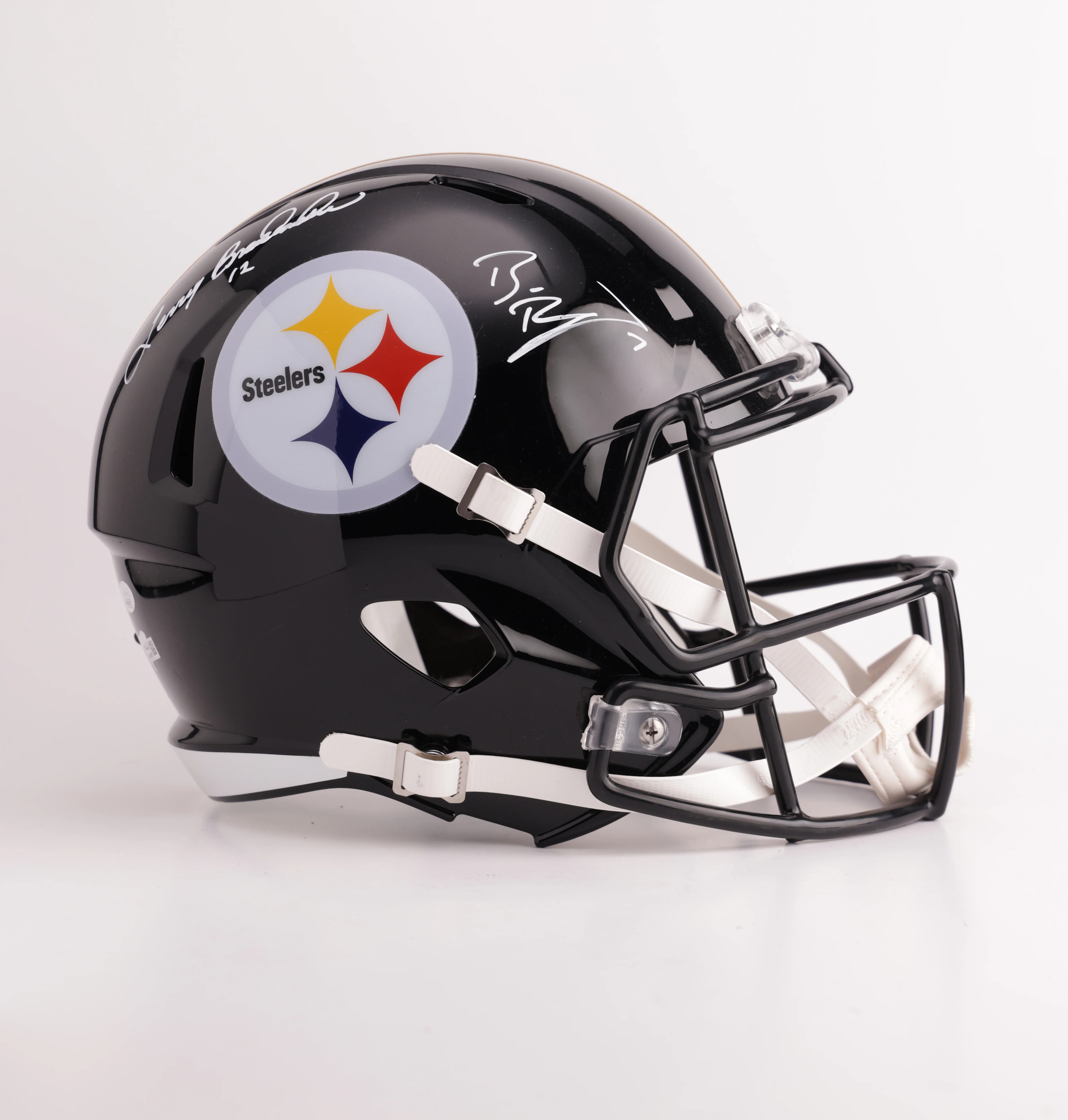 Casco Terry Bradshaw, Ben Roethlisberger Pithsburg Steelers