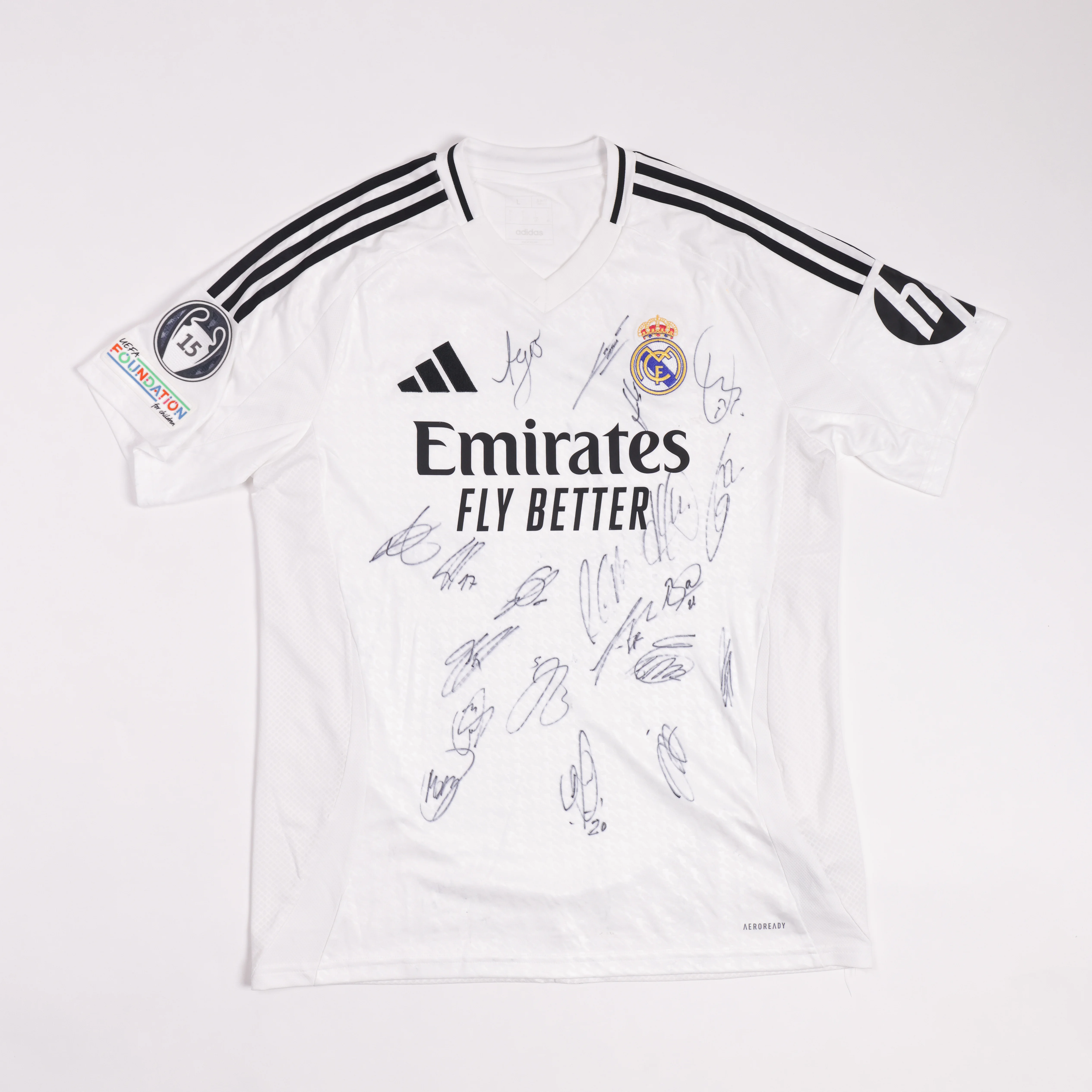 Jersey Real Madrid (Arda Güler, Vinícius Júnior, Kylian Mbappé, Endrick, etc.) Real Madrid La Liga
