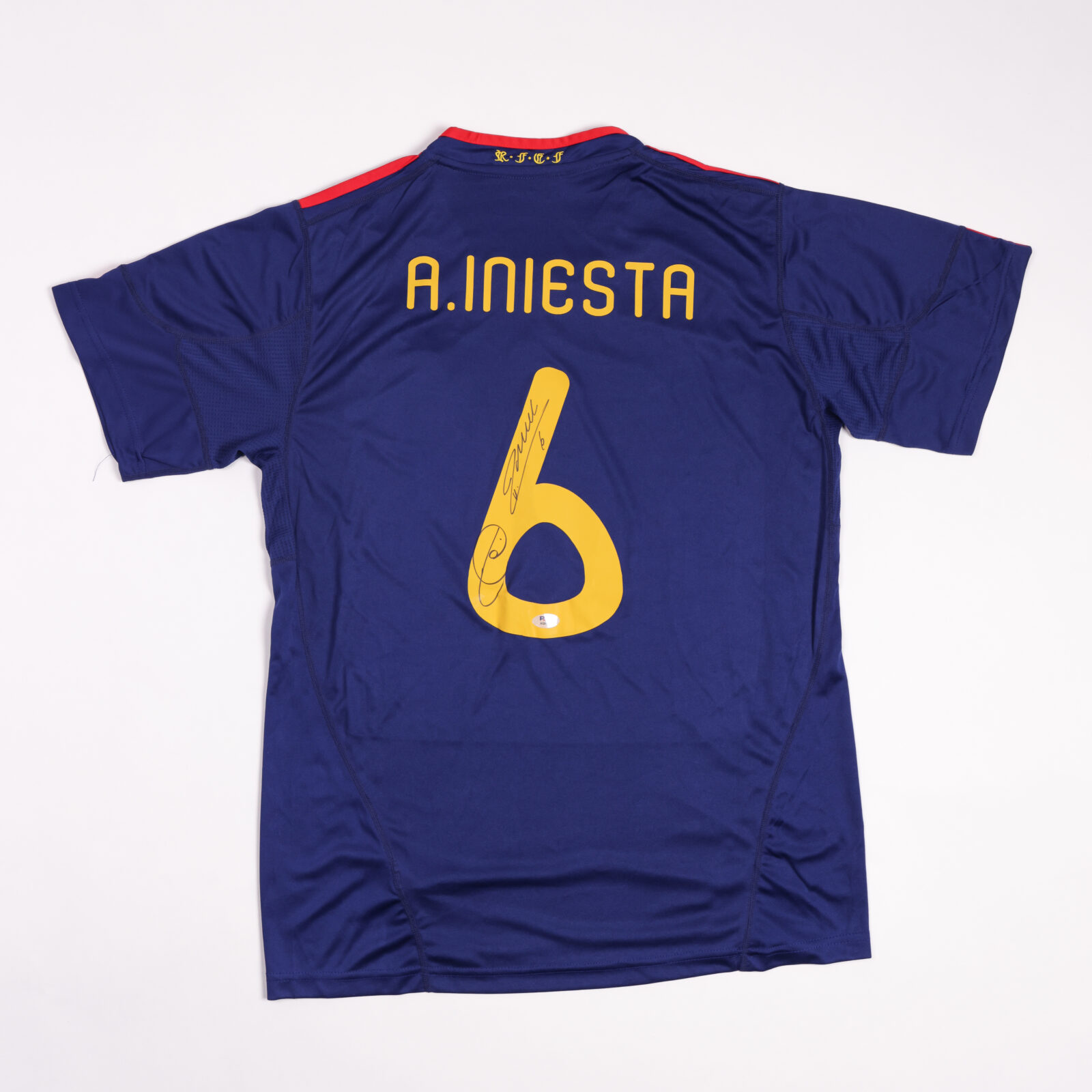 Jersey Xavi Hernández y Andrés Iniesta España 2010