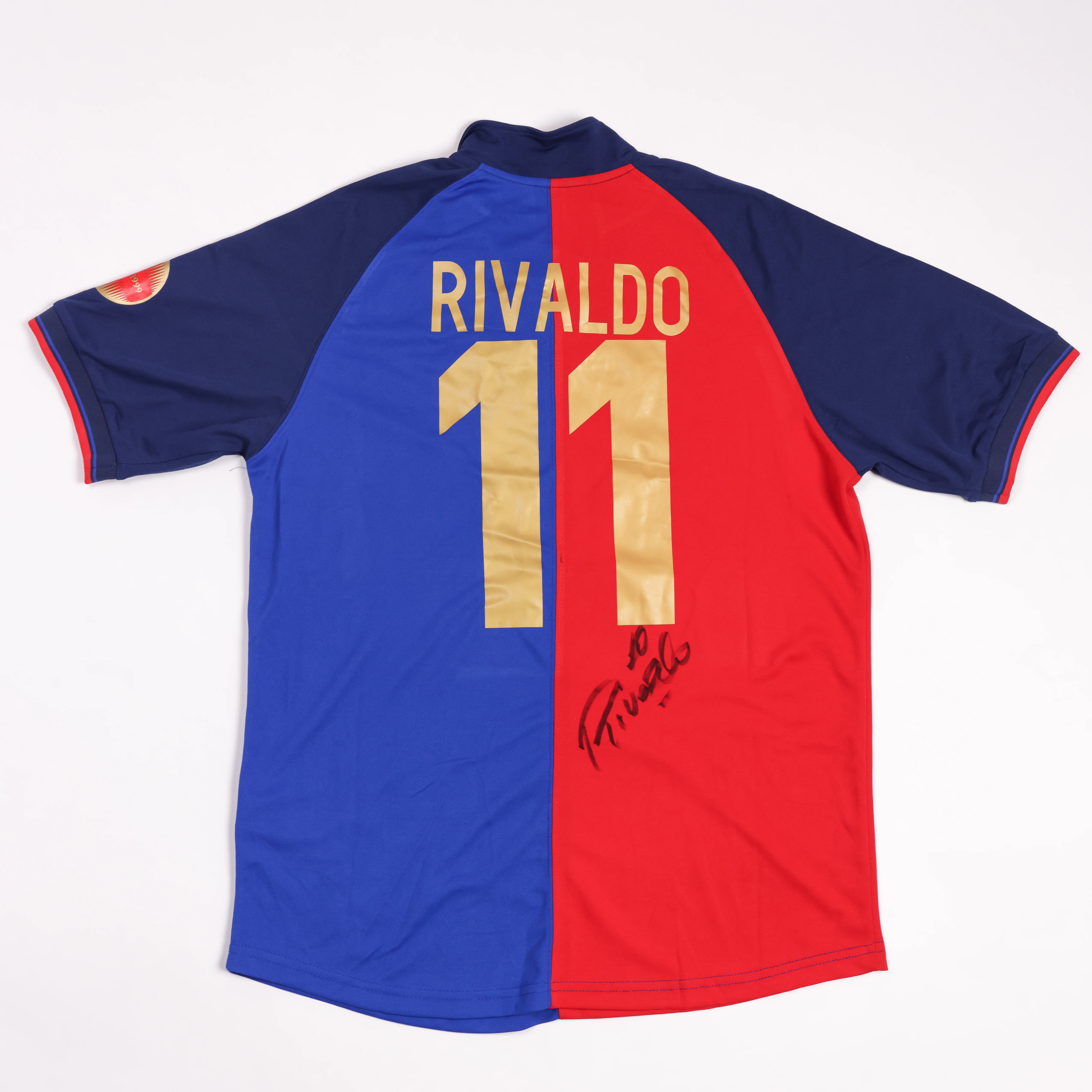Jersey Rivaldo, Rafa Márquez, Carles Puyol, etc. FC Barcelona La Liga