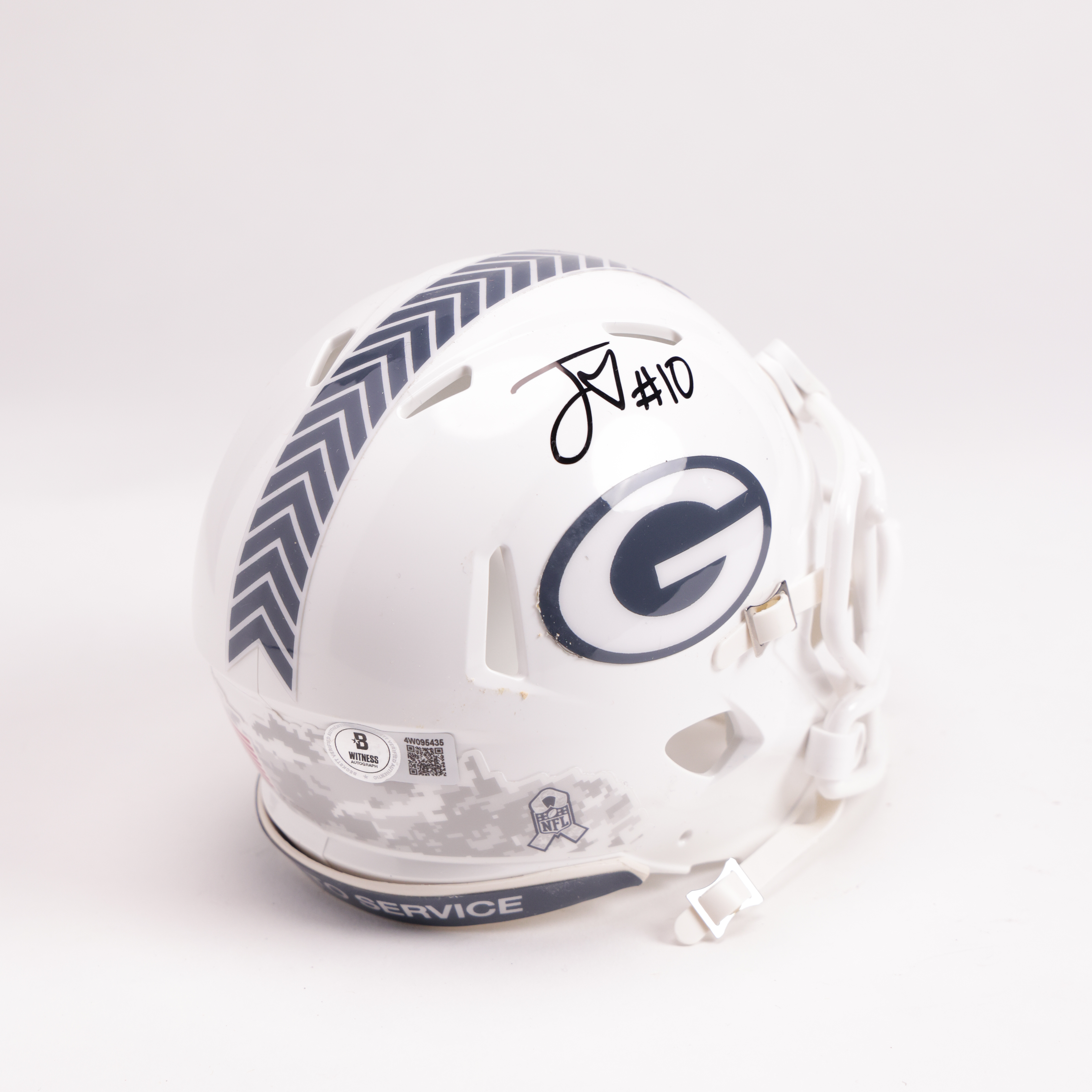 Mini Casco Jordan Love Green Bay Packers - Image 3