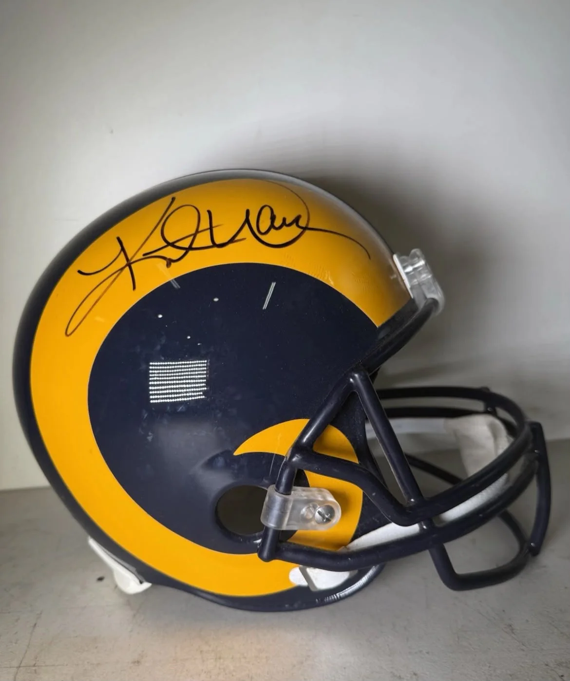 PREVENTA Casco Full Size Kurt Warner Rams - Image 2